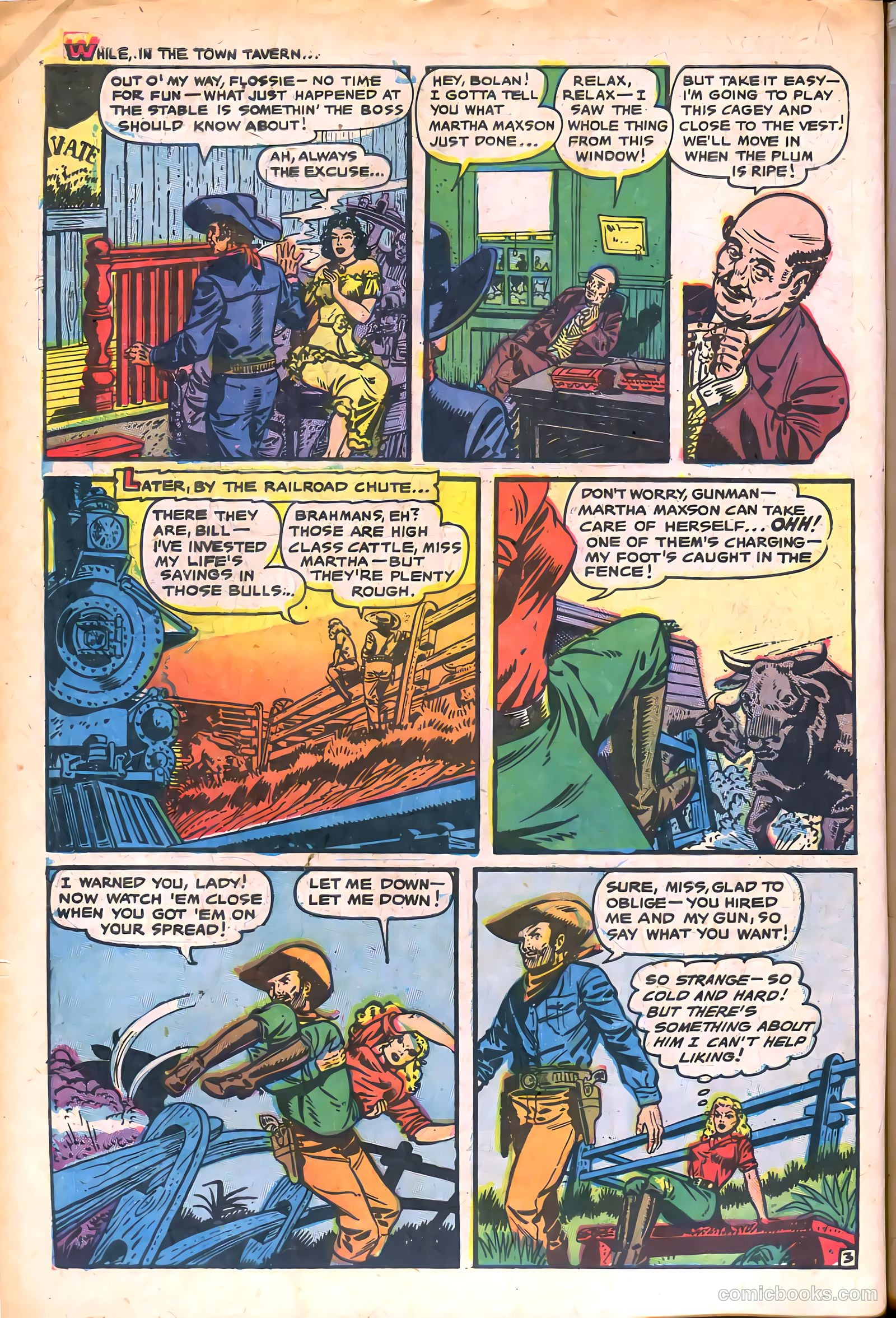 Cowgirl Romances #7 (1951) — page 6 of 36