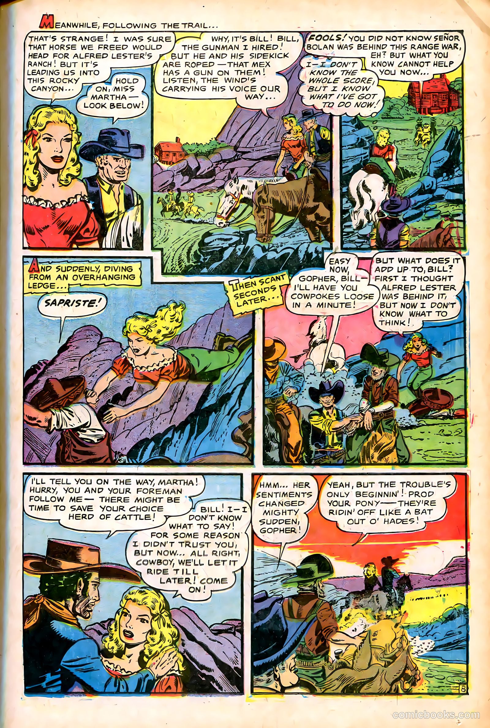 Cowgirl Romances #7 (1951) — page 11 of 36
