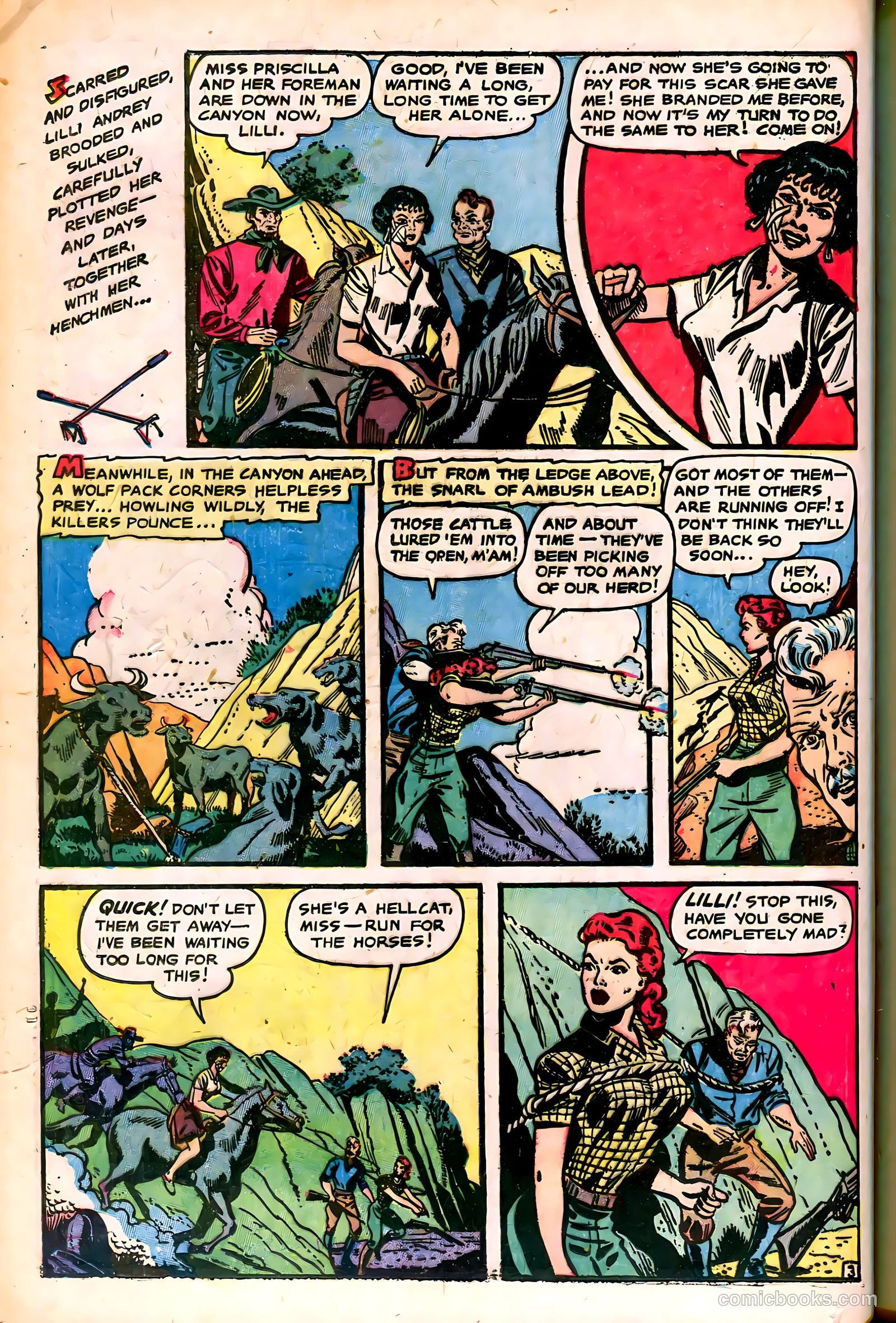 Cowgirl Romances #7 (1951) — page 16 of 36