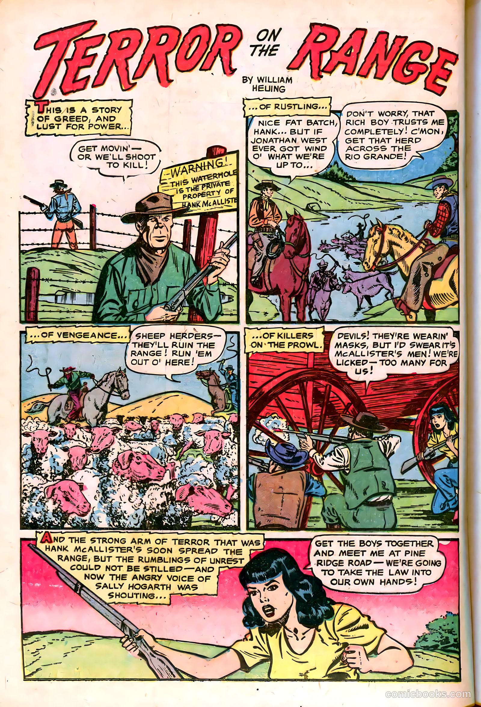 Cowgirl Romances #7 (1951) — page 20 of 36