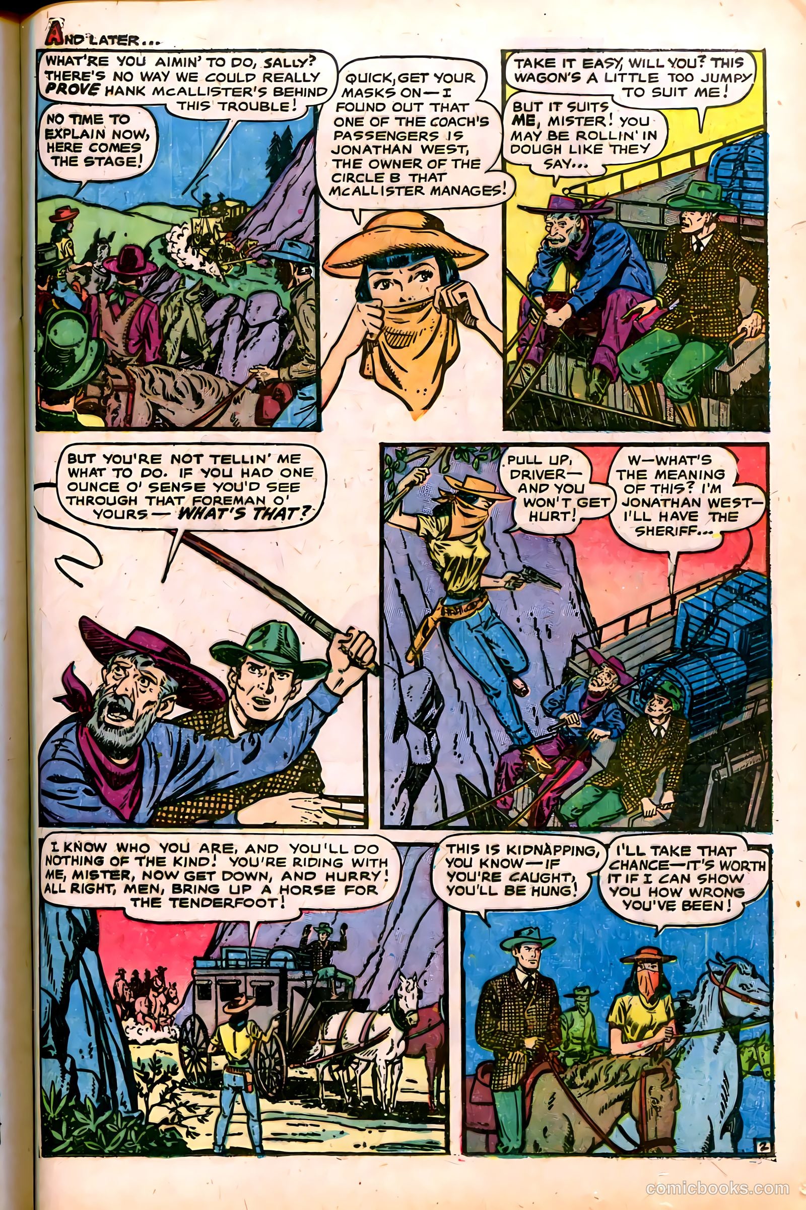 Cowgirl Romances #7 (1951) — page 21 of 36