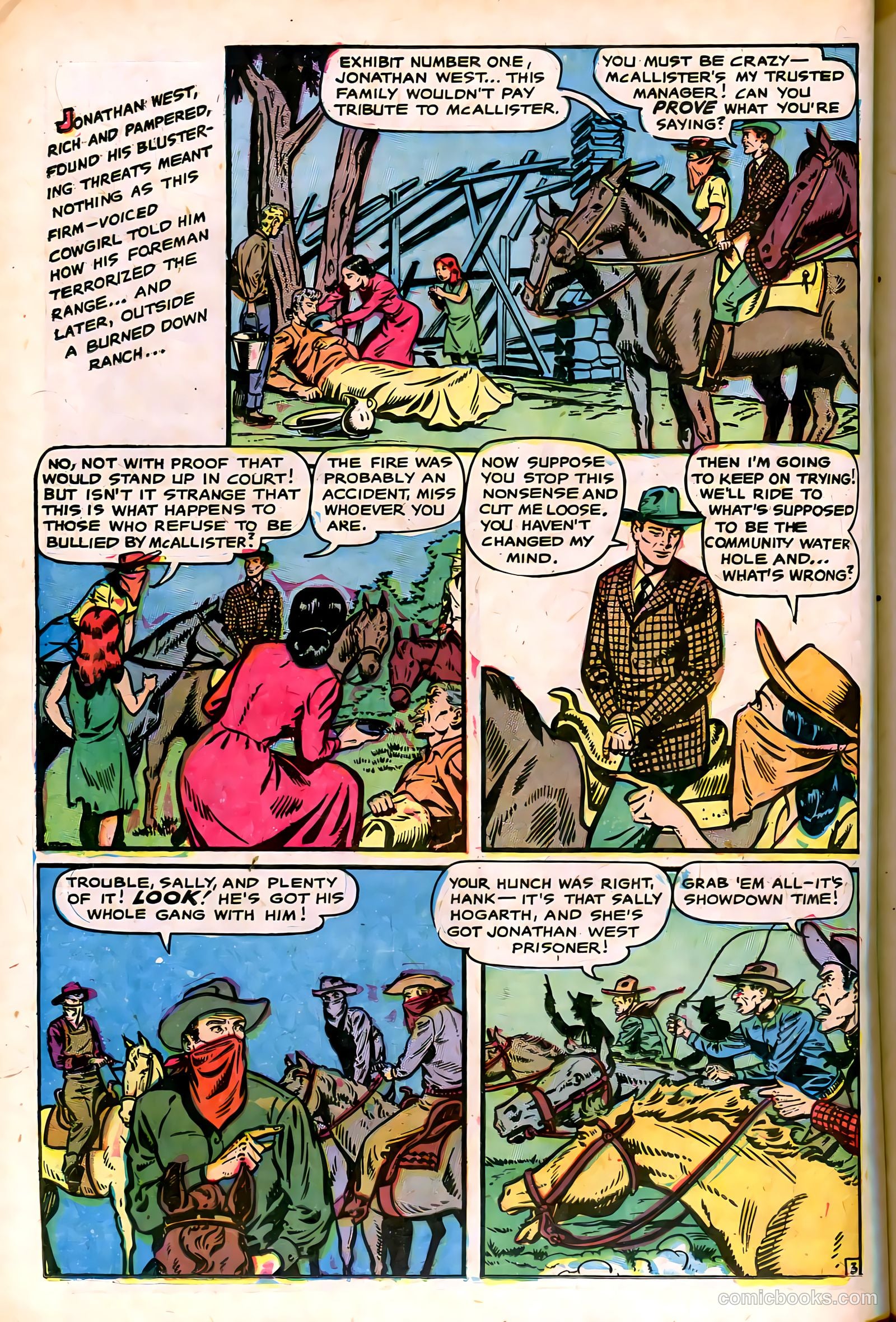 Cowgirl Romances #7 (1951) — page 22 of 36