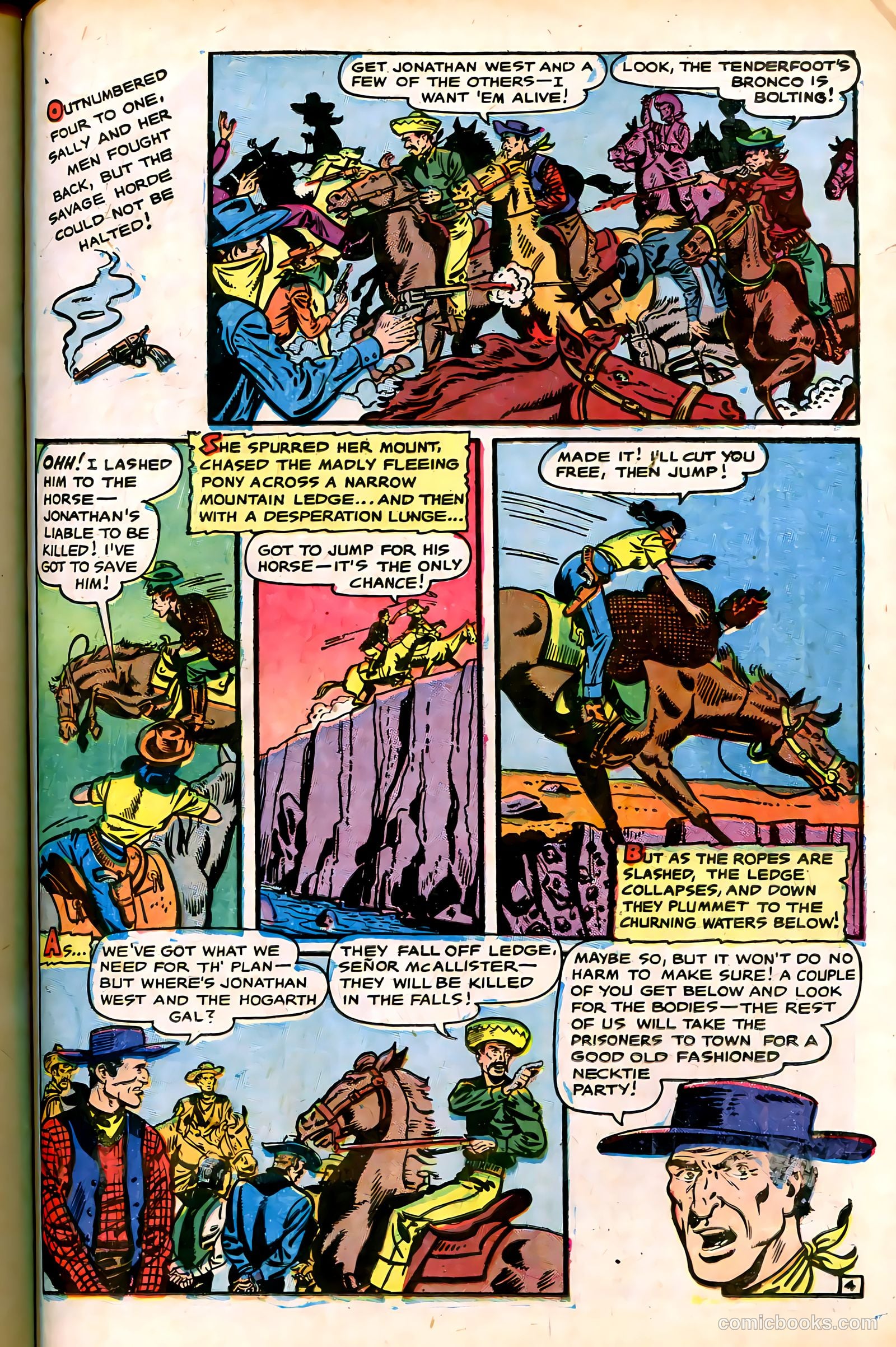 Cowgirl Romances #7 (1951) — page 23 of 36