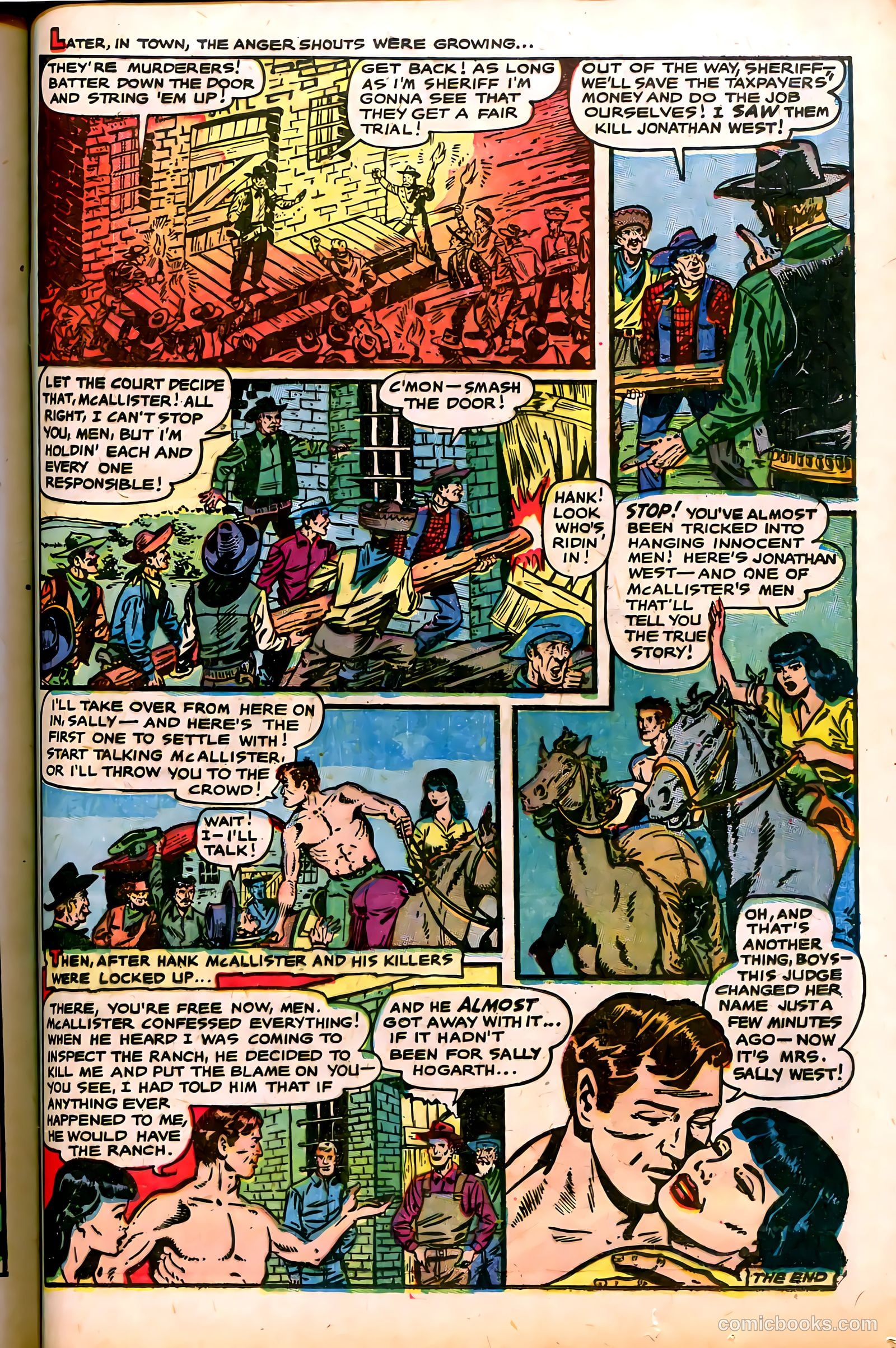 Cowgirl Romances #7 (1951) — page 25 of 36