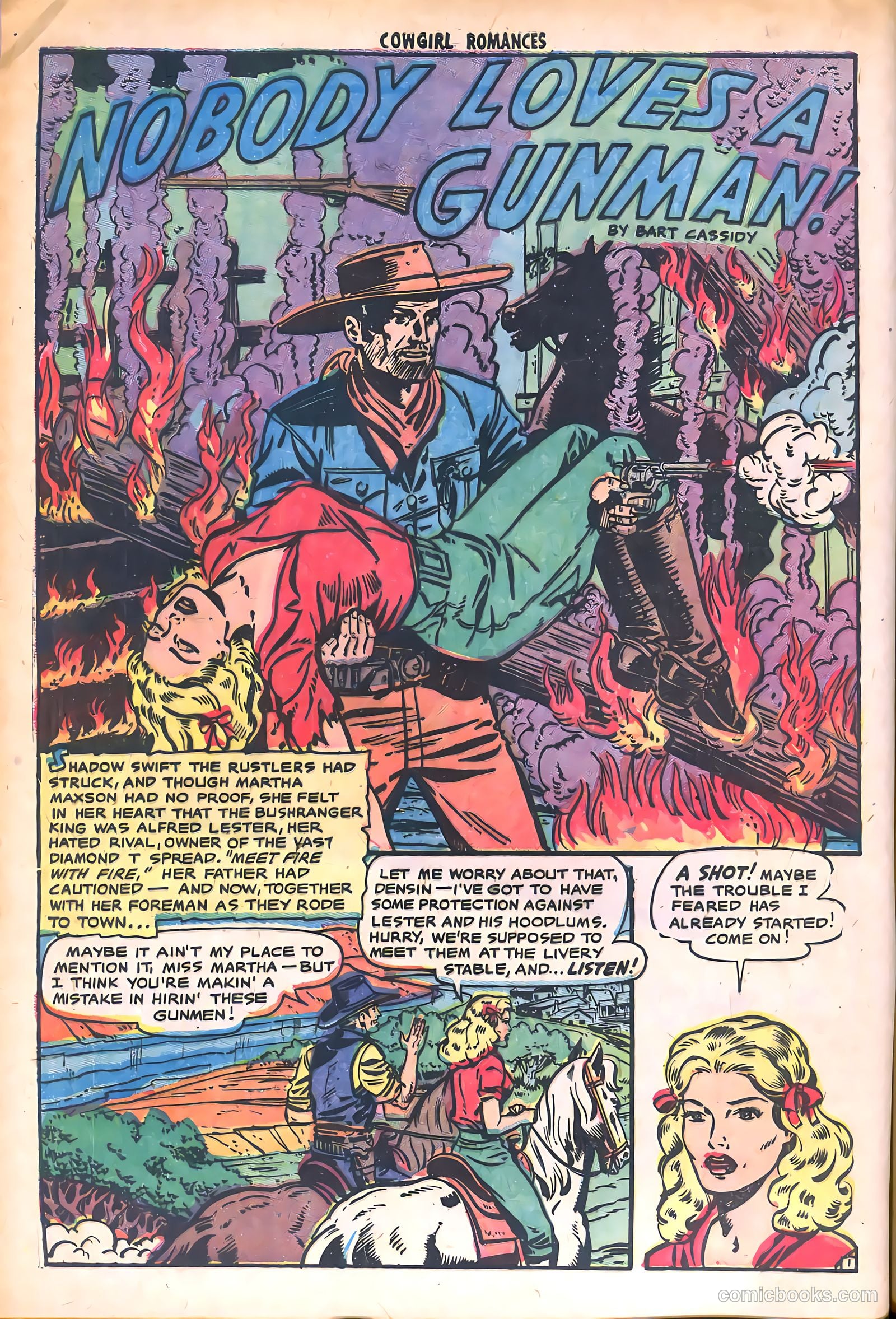 Cowgirl Romances #7 (1951) — page 4 of 36