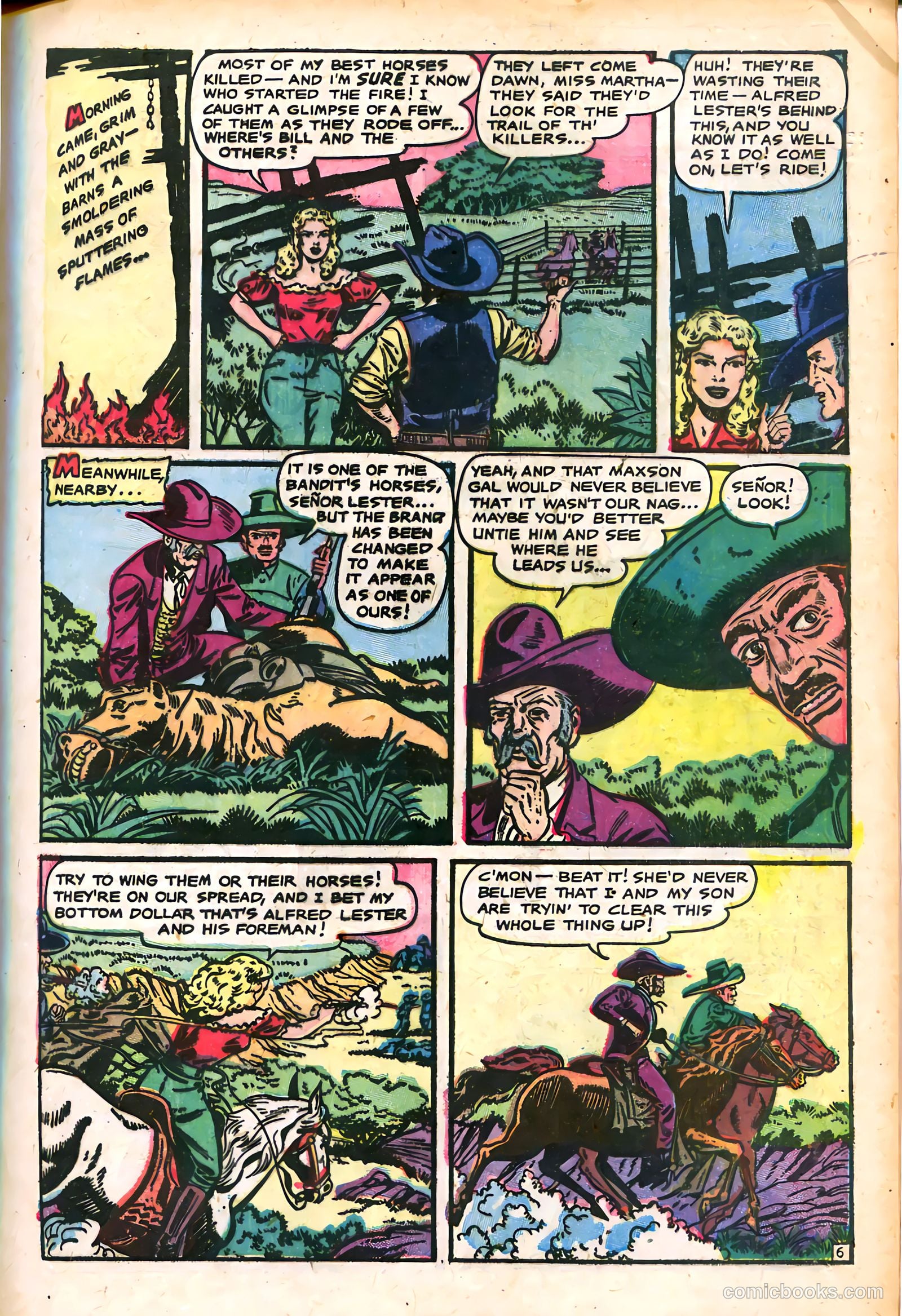 Cowgirl Romances #7 (1951) — page 9 of 36