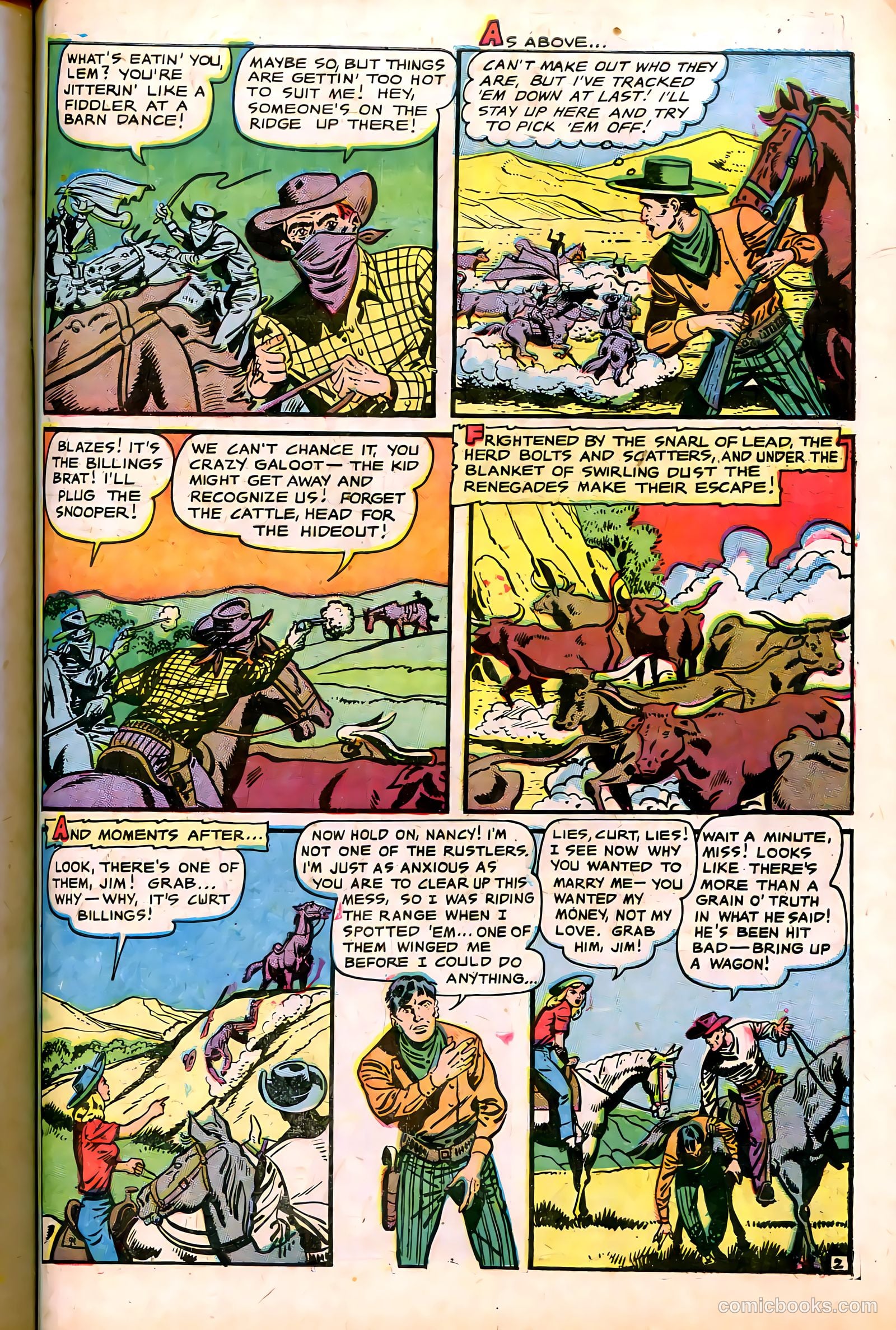 Cowgirl Romances #7 (1951) — page 27 of 36