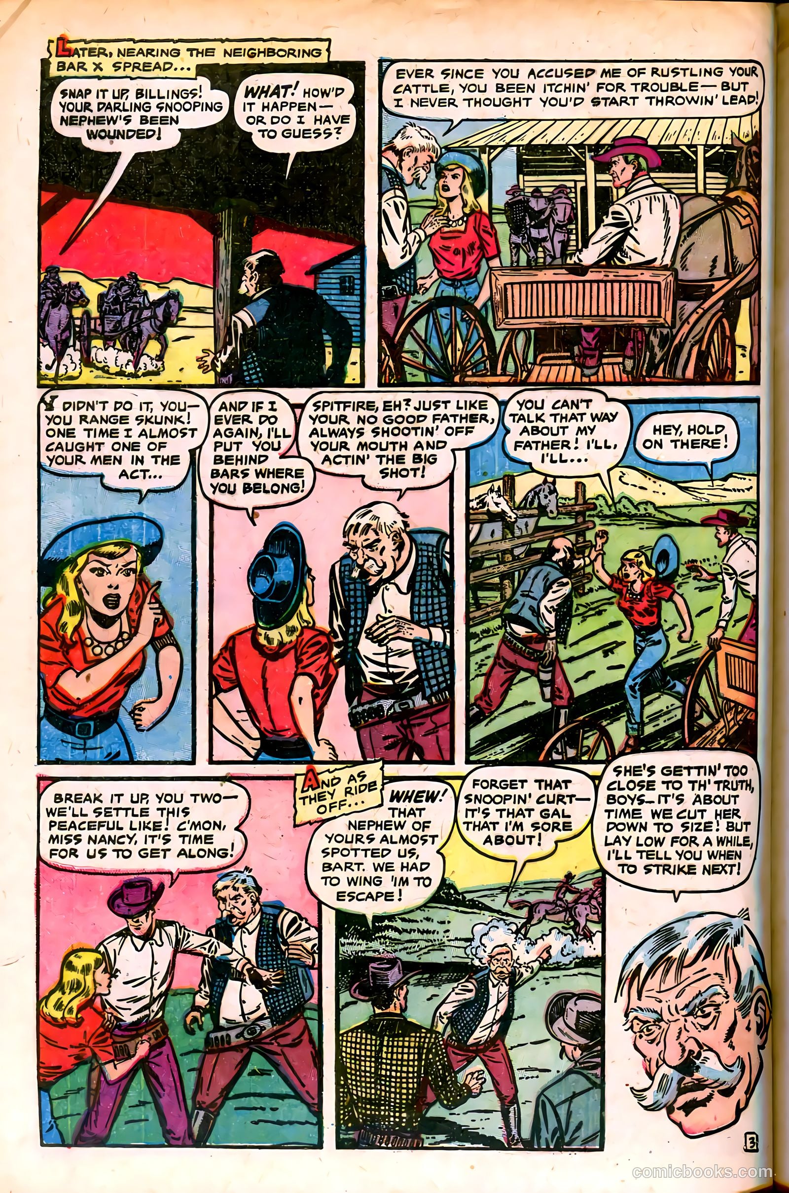 Cowgirl Romances #7 (1951) — page 28 of 36