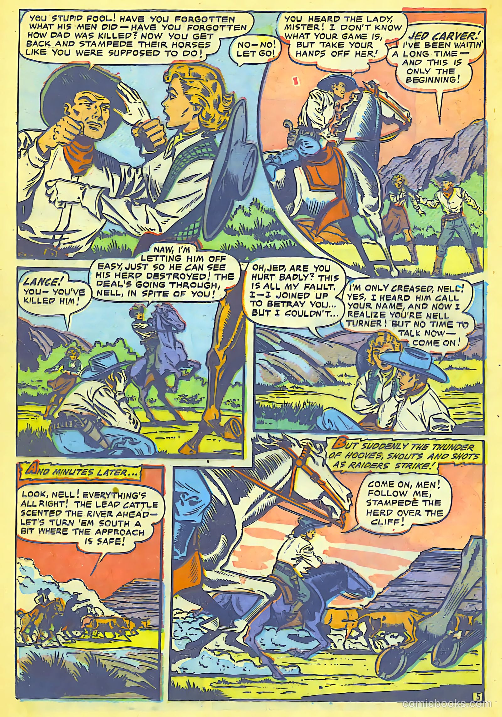 Cowgirl Romances #8 (1952) — page 24 of 36
