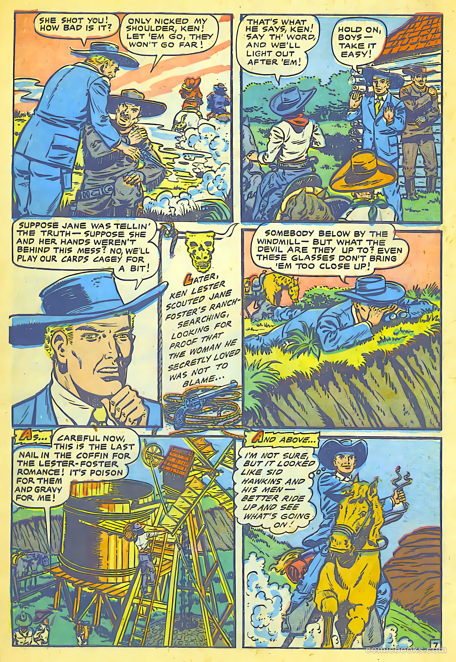 Cowgirl Romances #8 (1951) — page 8 of 29