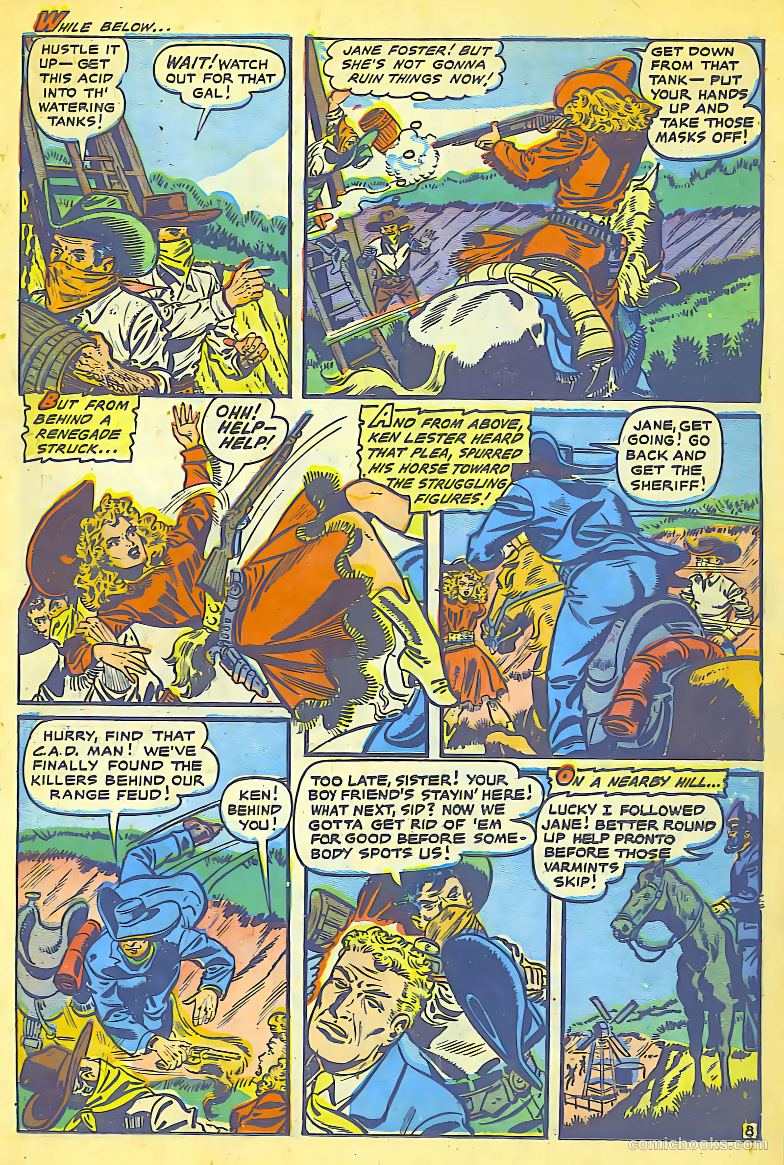 Cowgirl Romances #8 (1951) — page 9 of 29