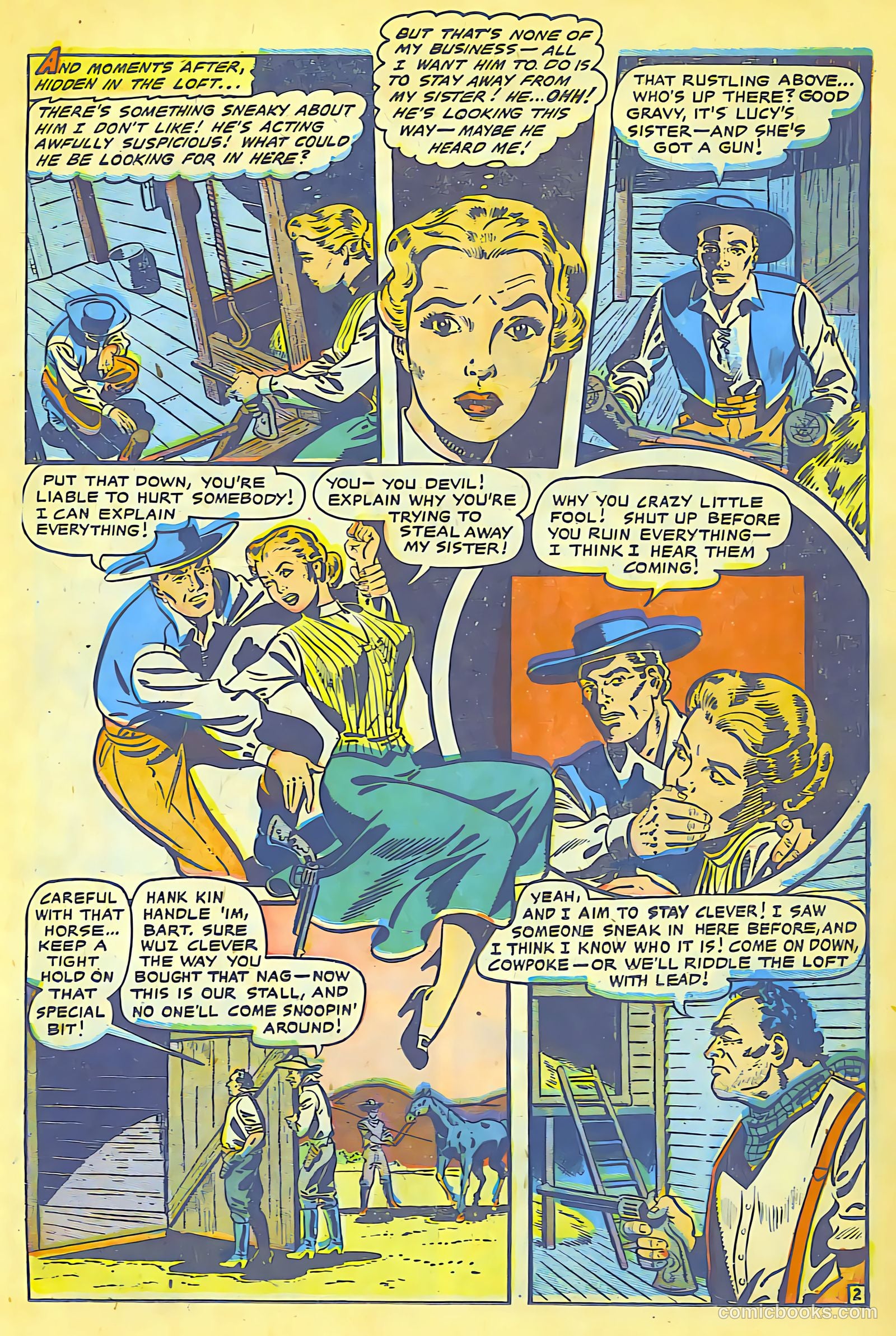 Cowgirl Romances #8 (1951) — page 13 of 29