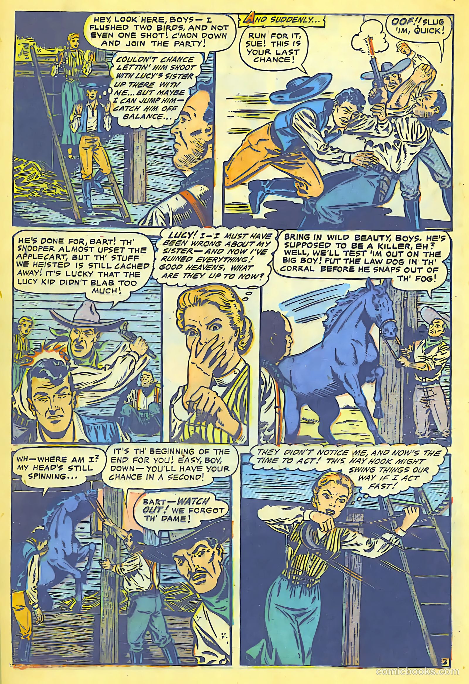 Cowgirl Romances #8 (1951) — page 14 of 29