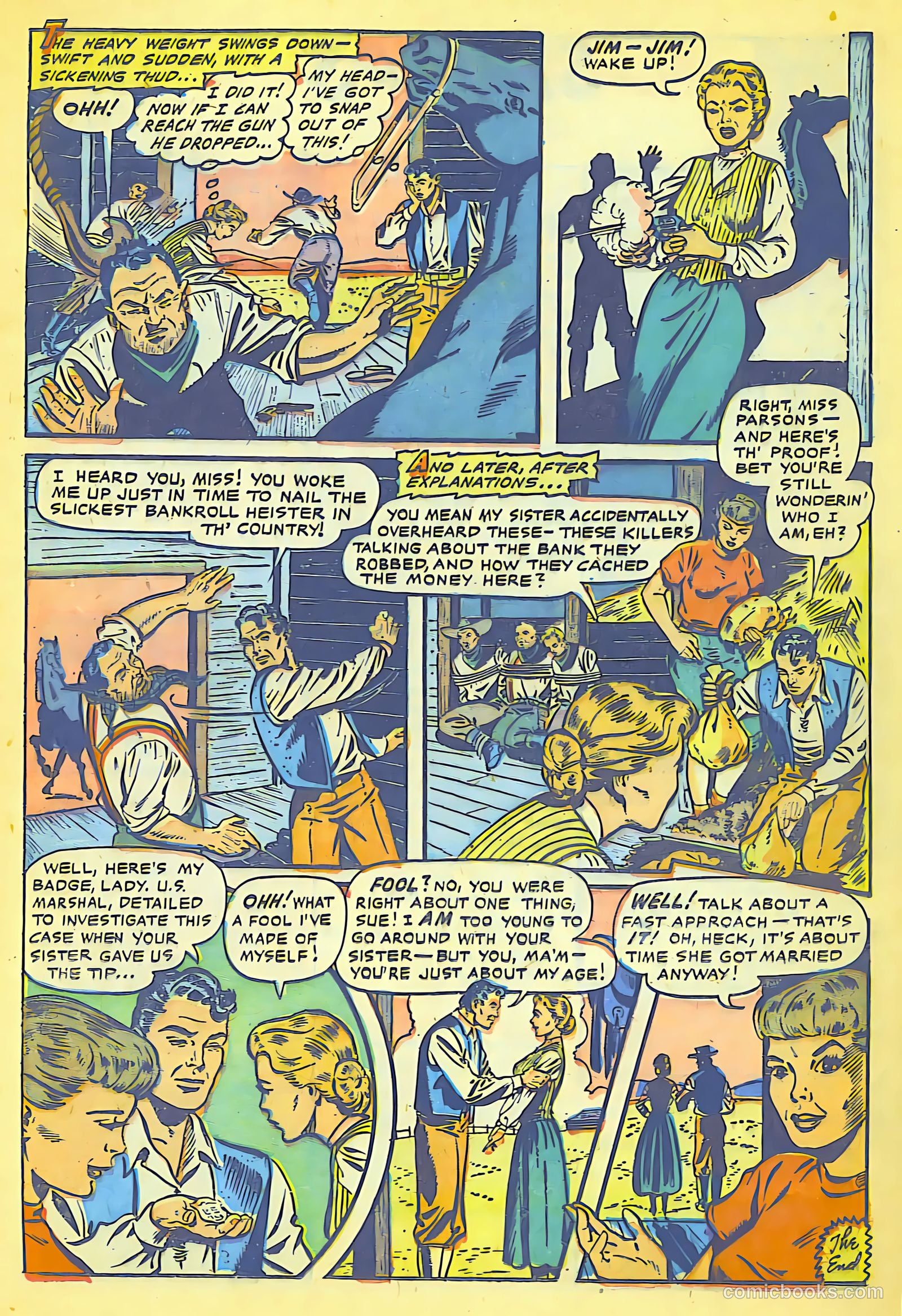 Cowgirl Romances #8 (1951) — page 15 of 29