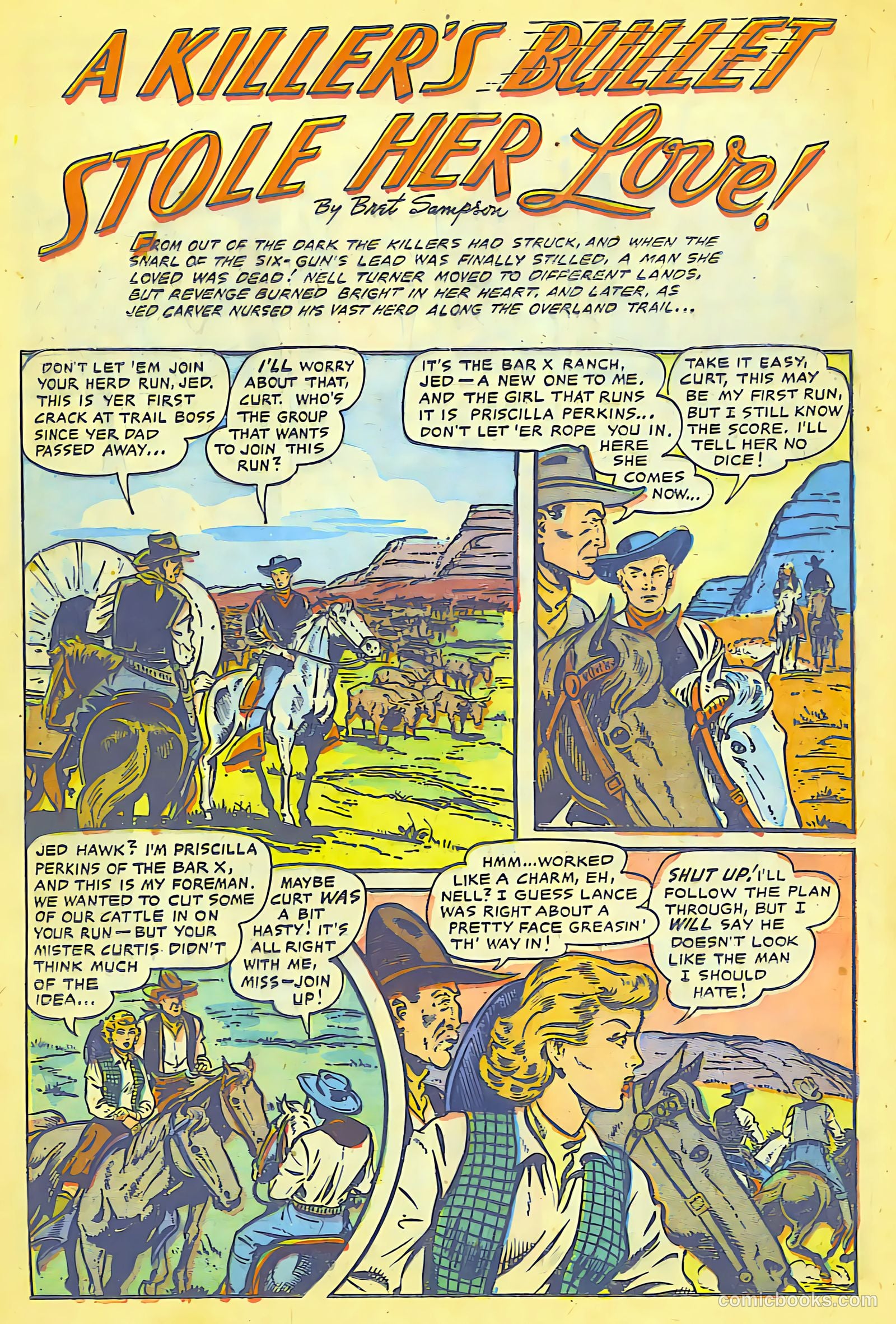 Cowgirl Romances #8 (1951) — page 16 of 29