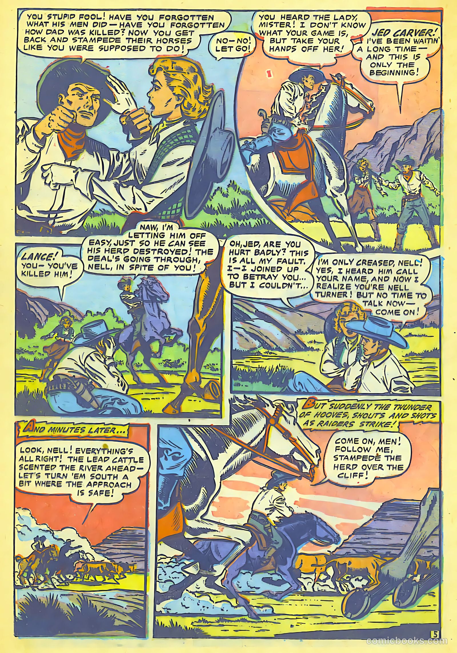Cowgirl Romances #8 (1951) — page 20 of 29