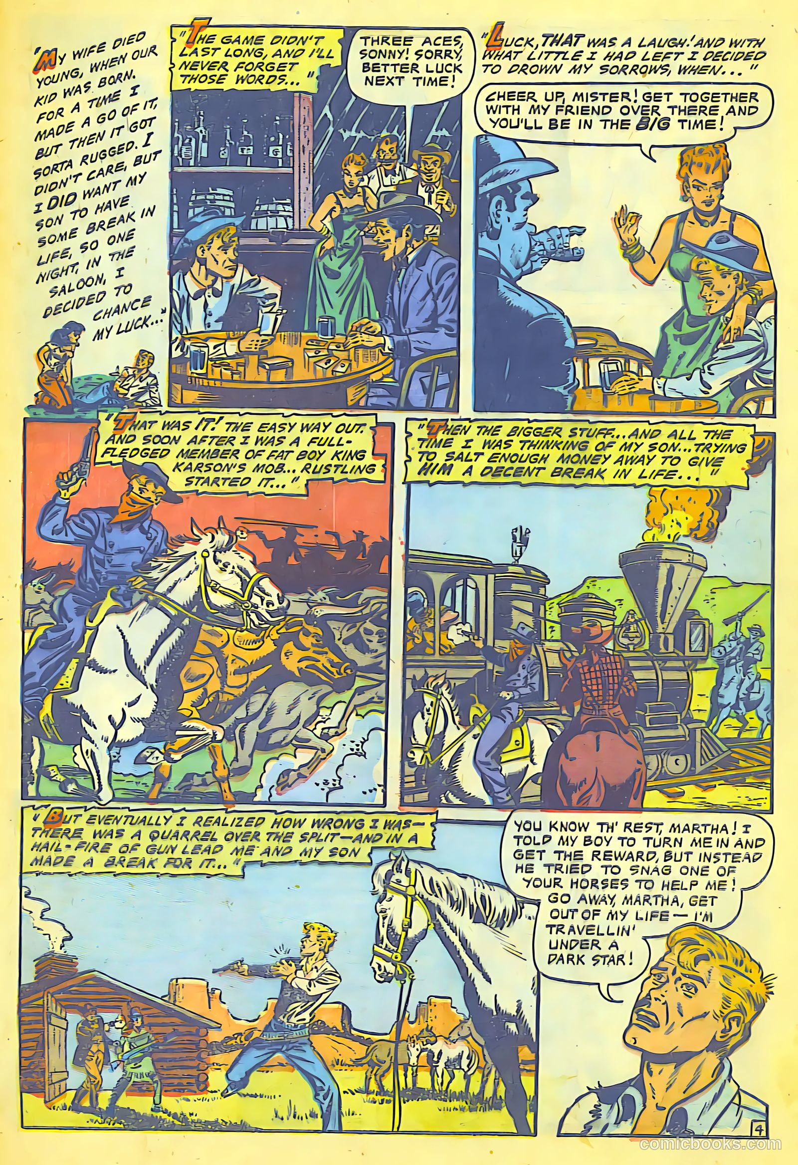Cowgirl Romances #8 (1951) — page 25 of 29