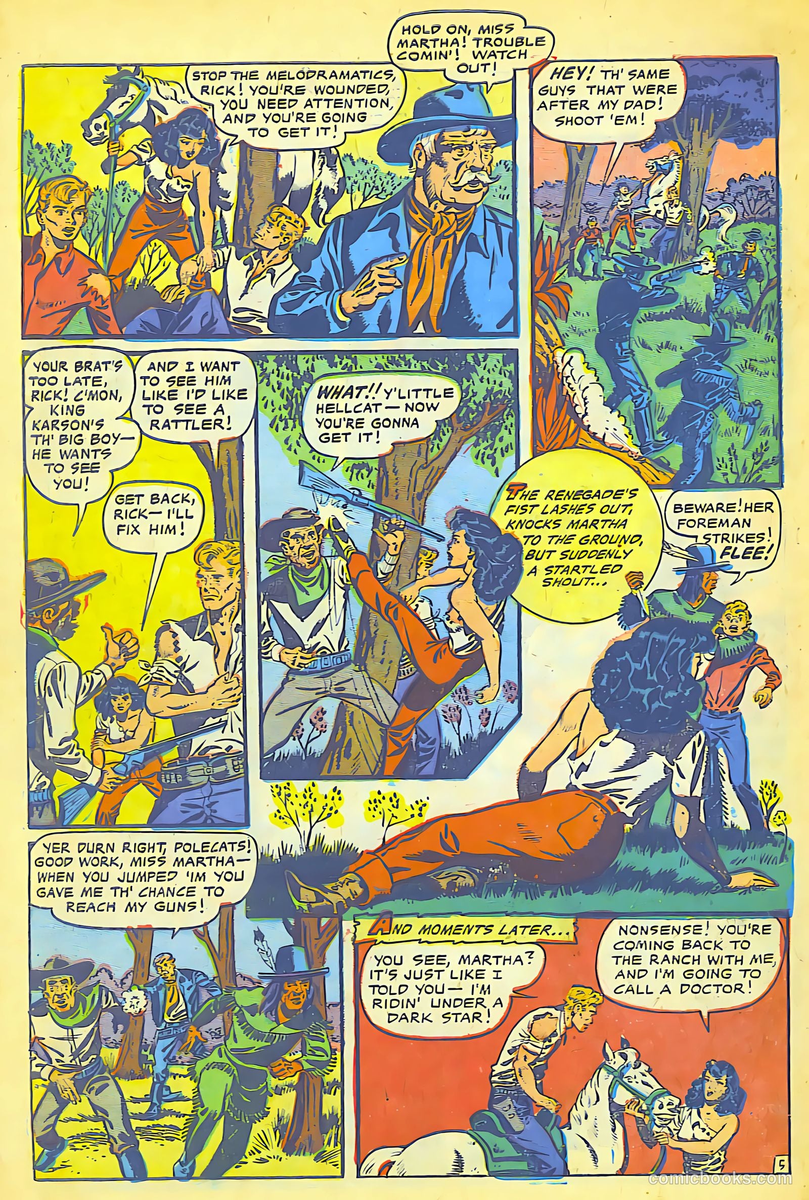 Cowgirl Romances #8 (1951) — page 26 of 29