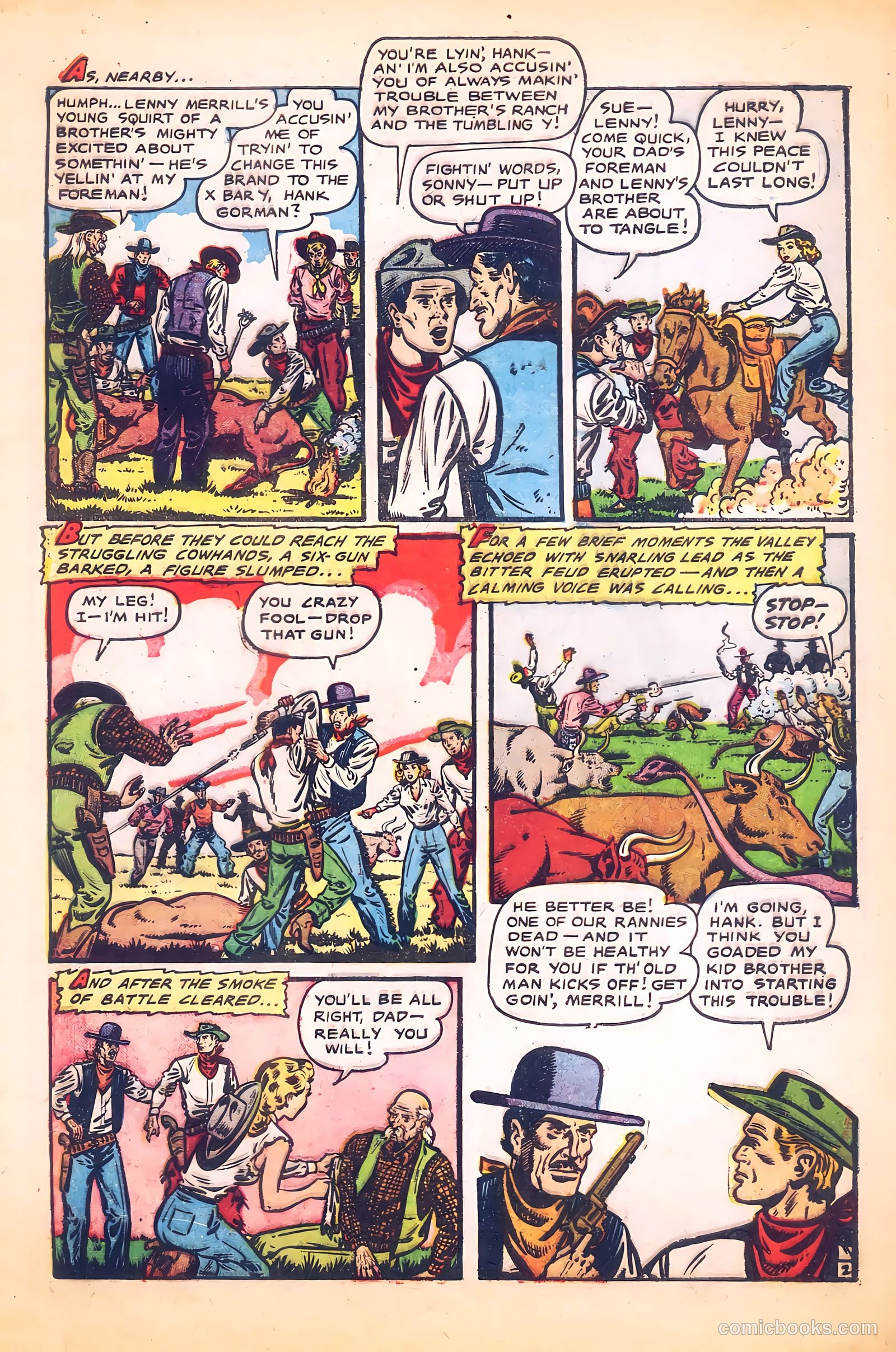 Cowgirl Romances #9 (1951) — page 5 of 36