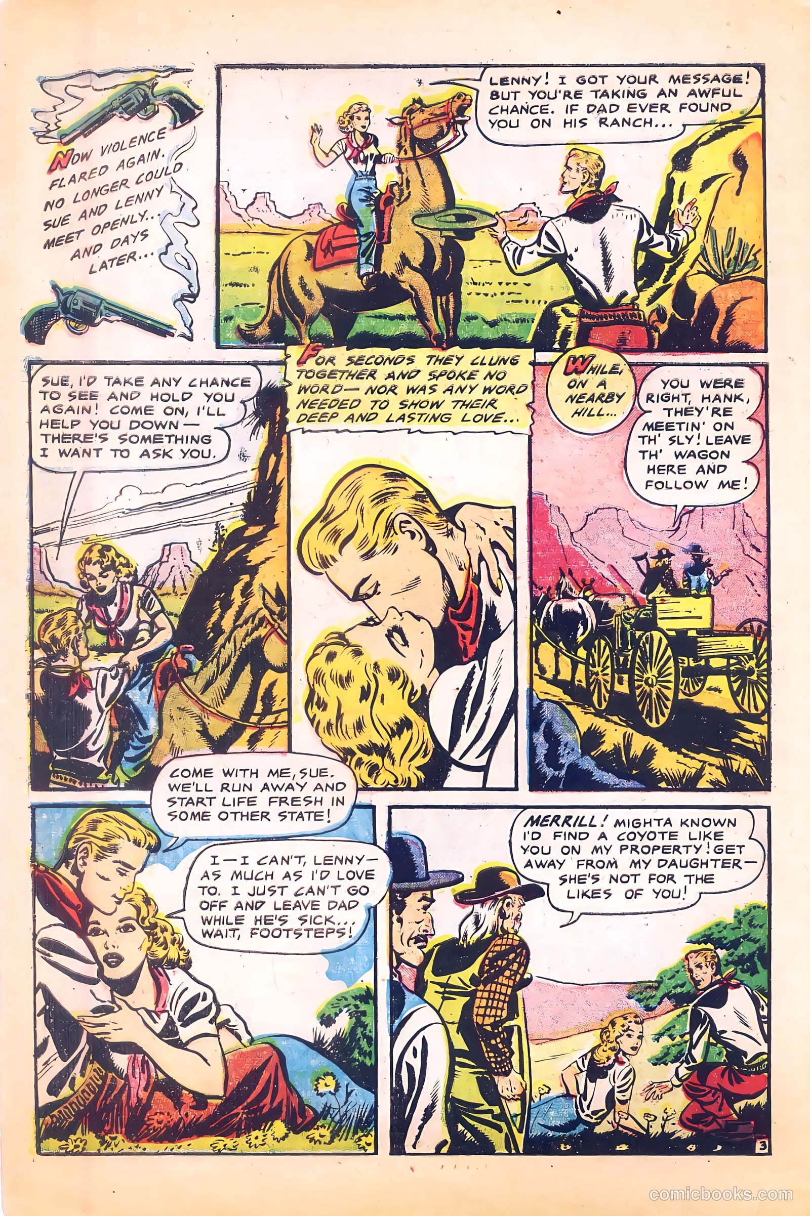 Cowgirl Romances #9 (1951) — page 6 of 36
