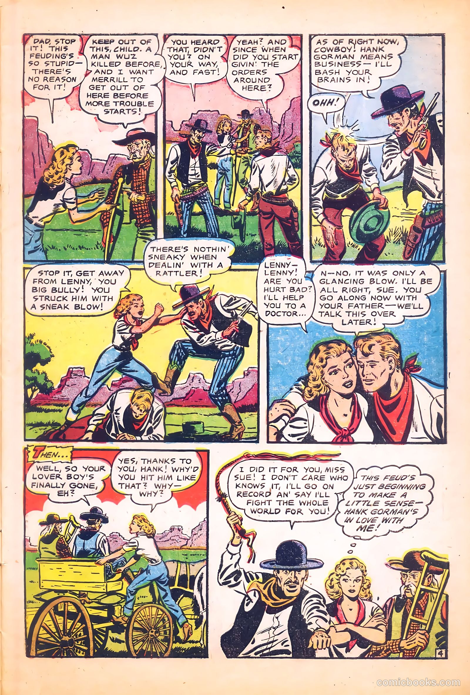Cowgirl Romances #9 (1951) — page 7 of 36