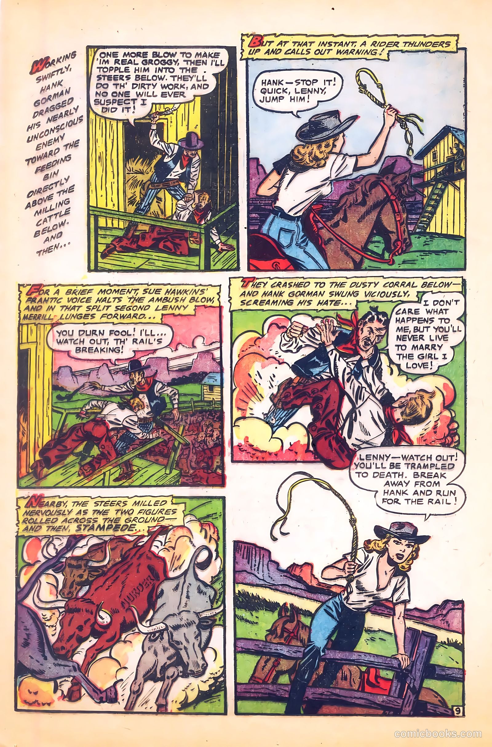Cowgirl Romances #9 (1951) — page 12 of 36