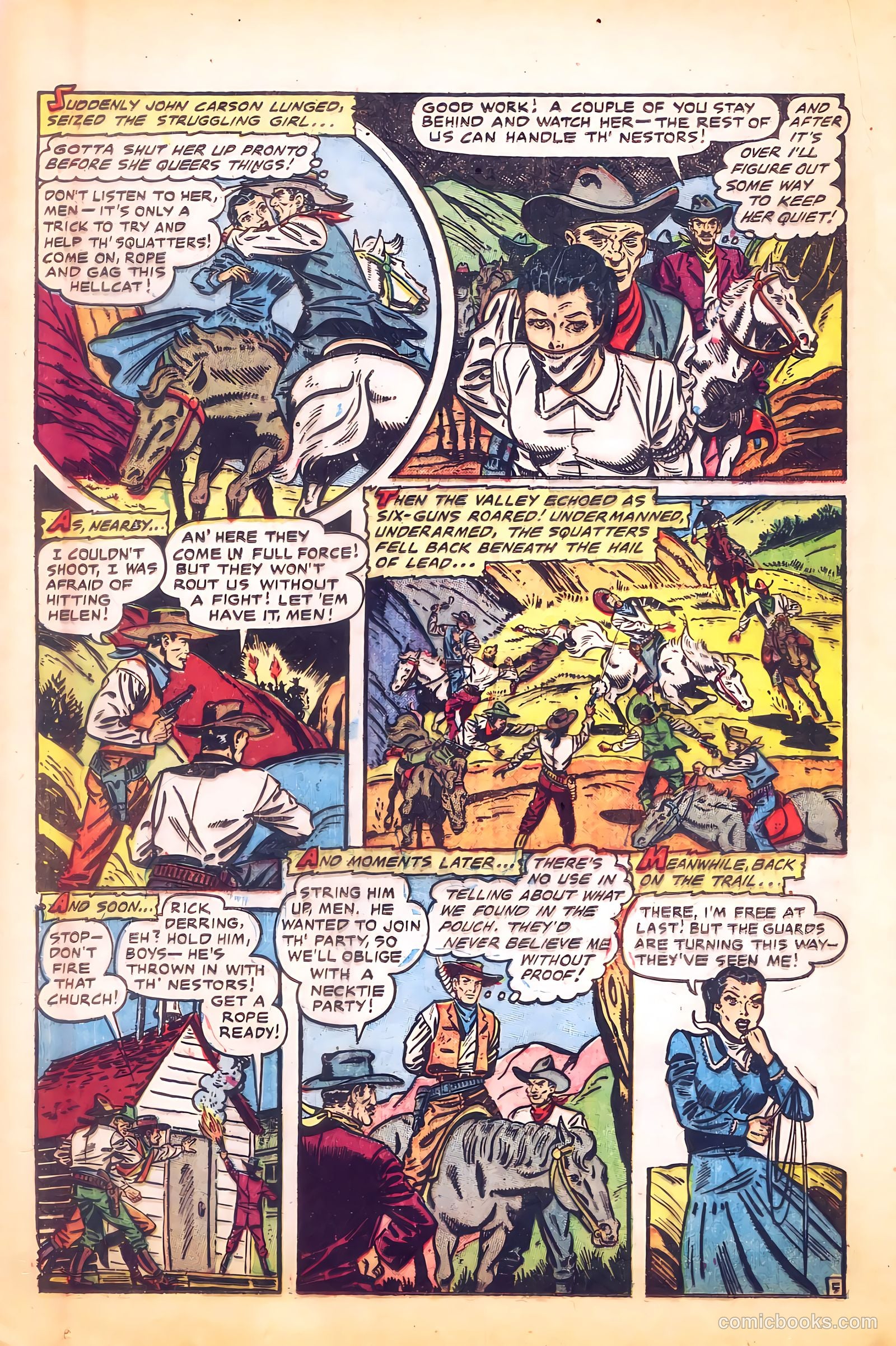 Cowgirl Romances #9 (1951) — page 24 of 36