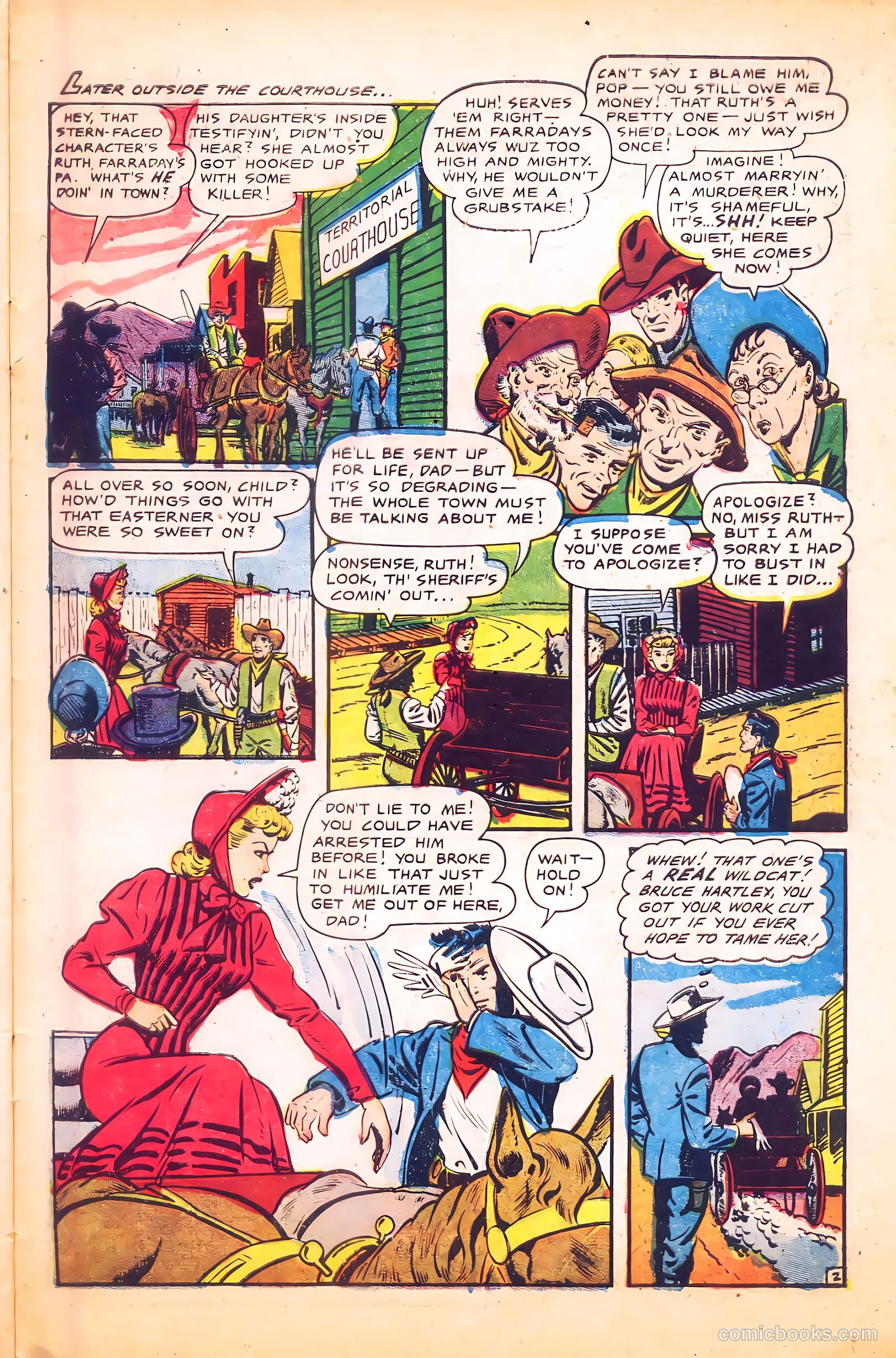 Cowgirl Romances #9 (1951) — page 27 of 36