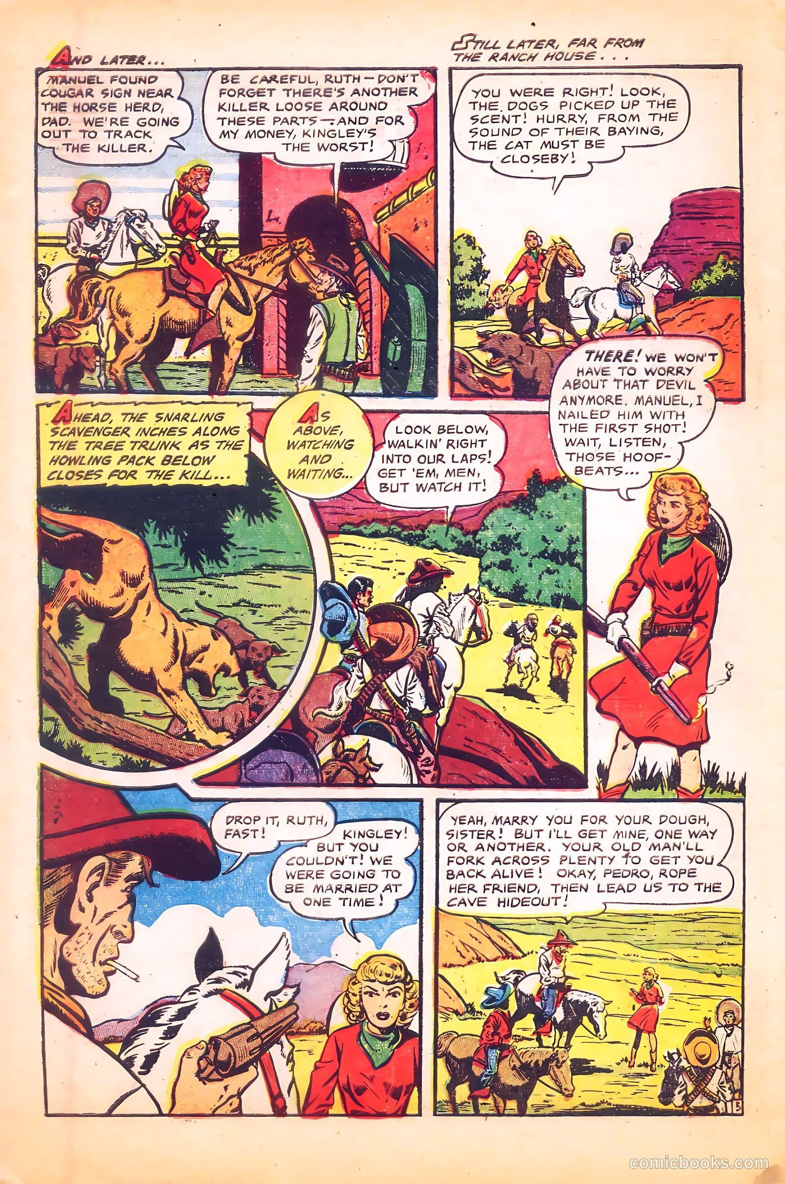 Cowgirl Romances #9 (1951) — page 30 of 36