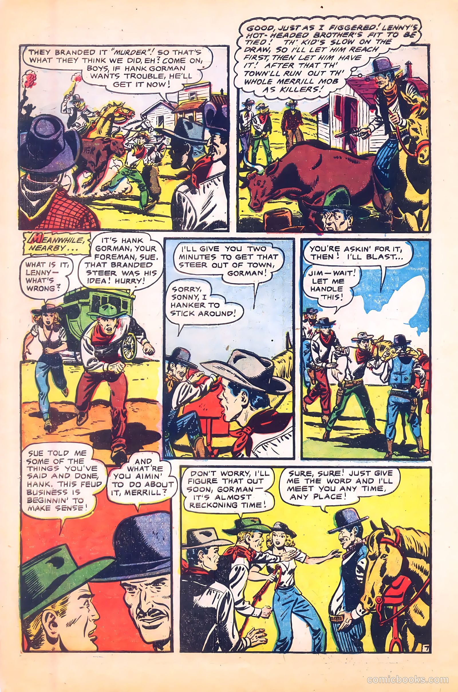 Cowgirl Romances #9 (1952) — page 10 of 36