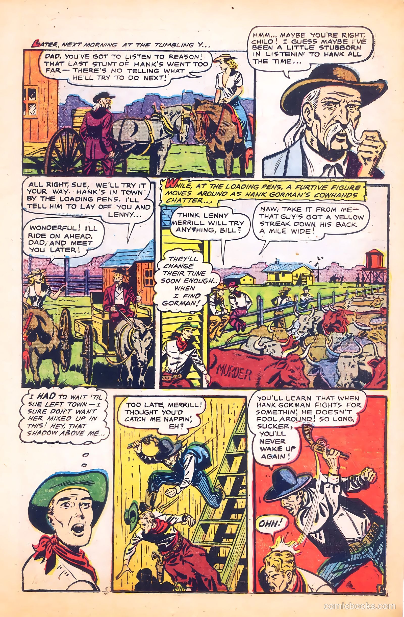 Cowgirl Romances #9 (1952) — page 11 of 36
