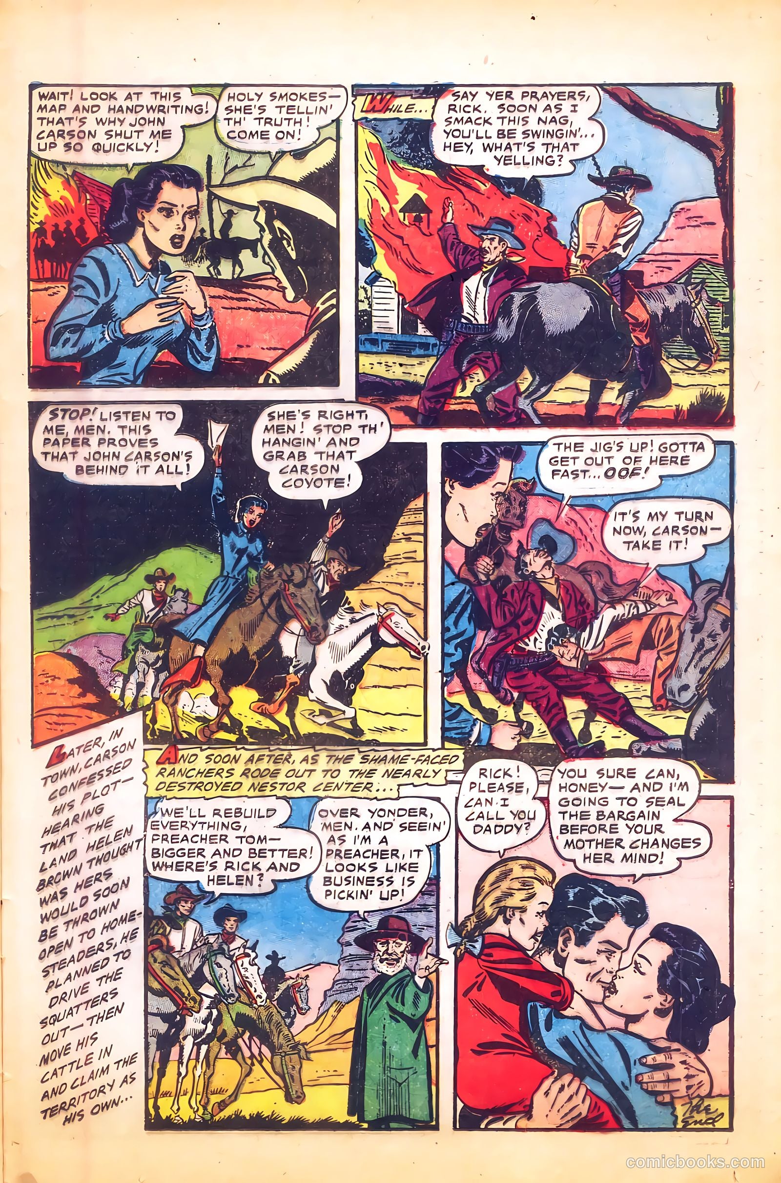 Cowgirl Romances #9 (1952) — page 25 of 36