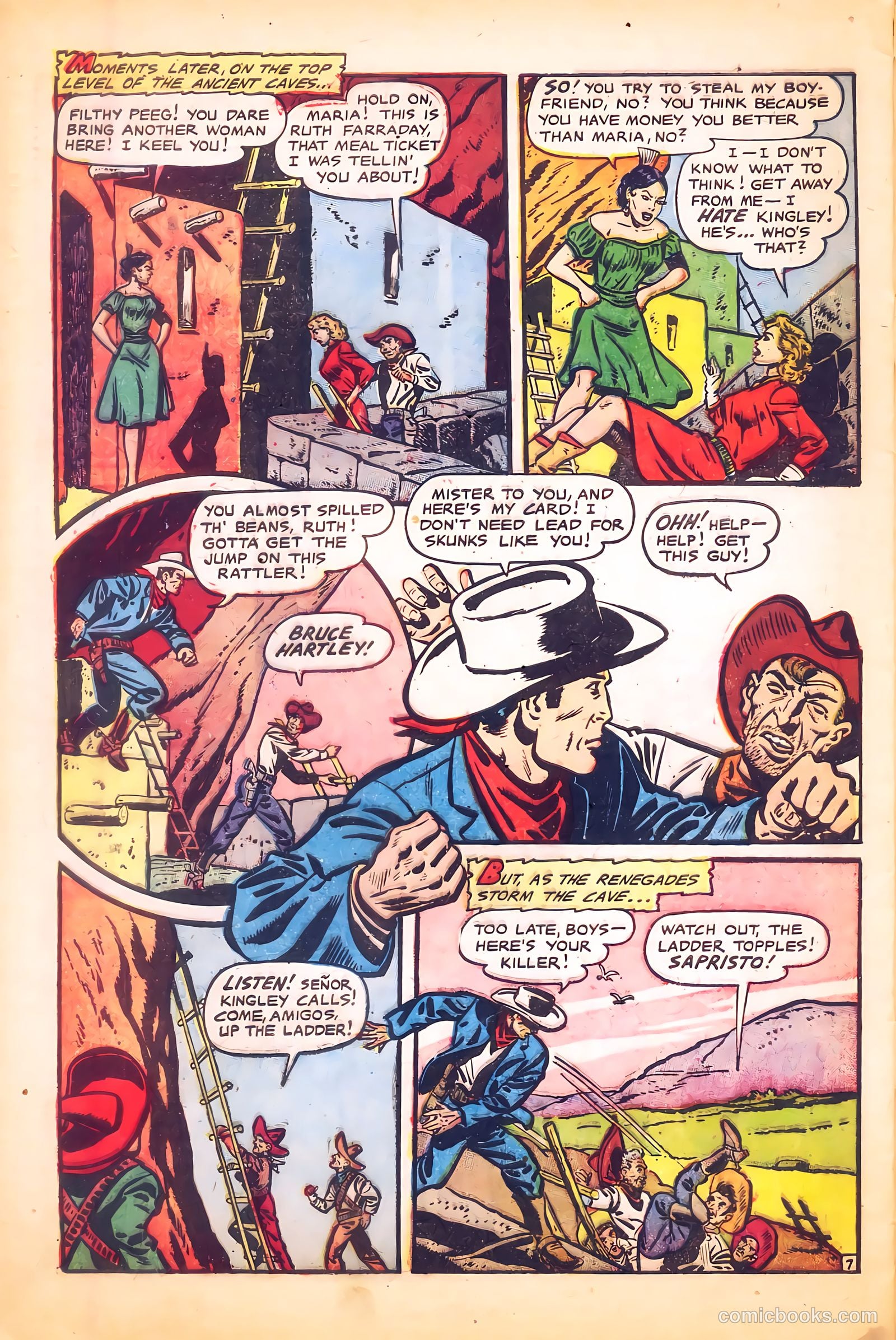 Cowgirl Romances #9 (1952) — page 32 of 36