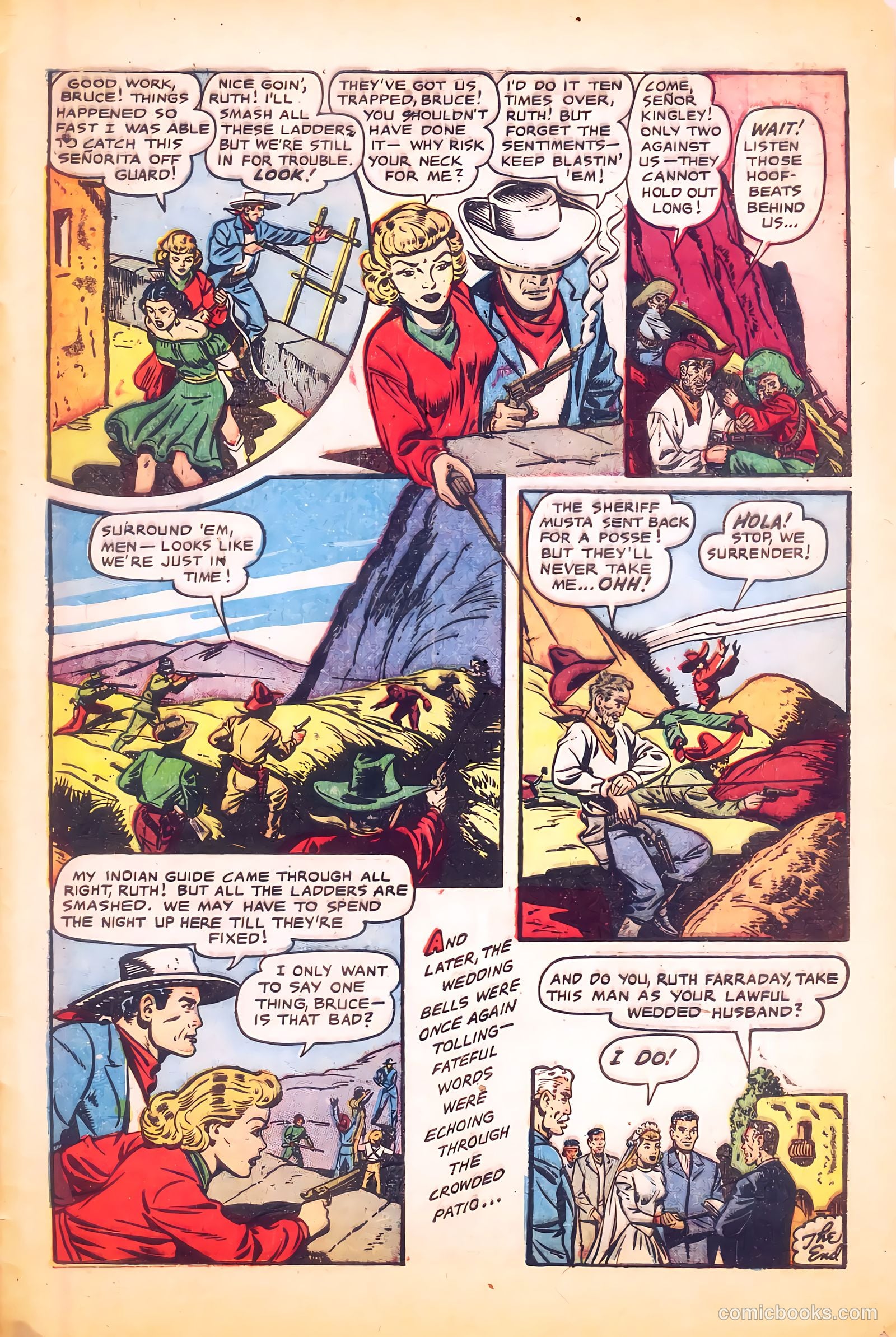 Cowgirl Romances #9 (1952) — page 33 of 36