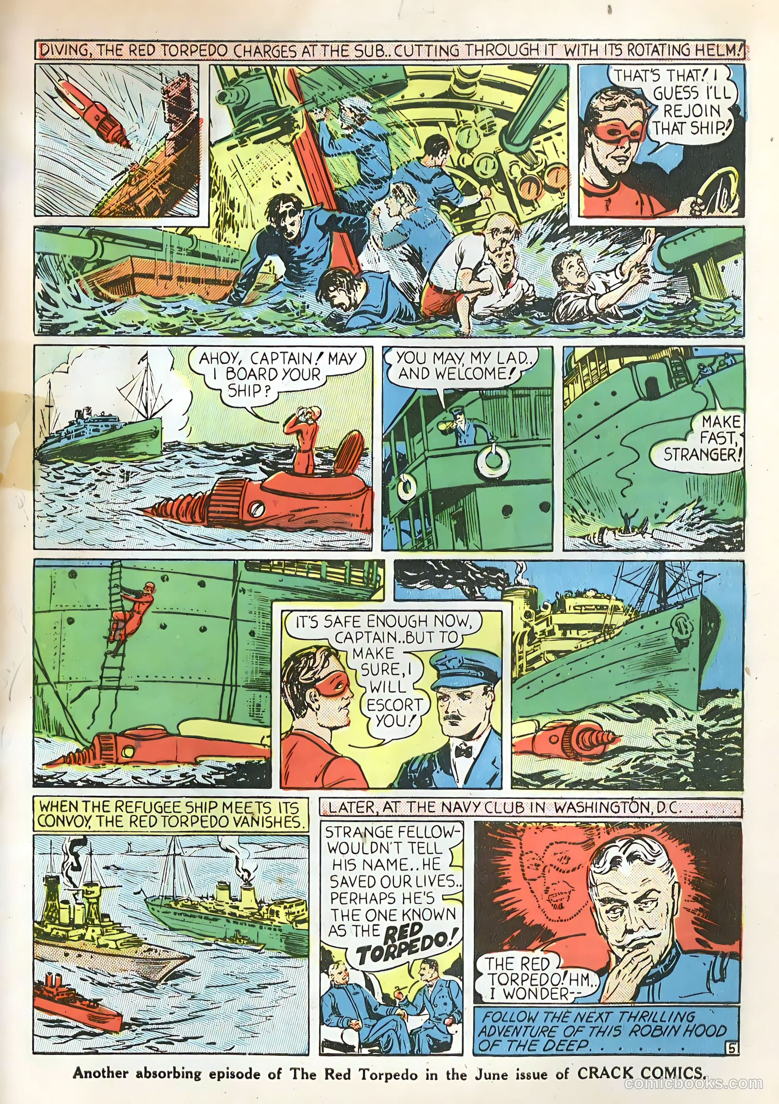 Crack Comics #1 (1940) — page 50 of 70