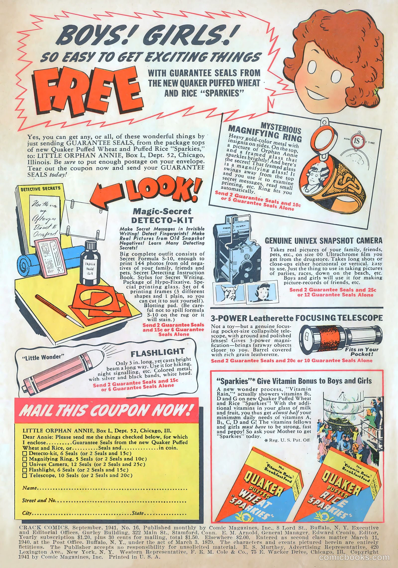 Crack Comics #16 (1941) — page 2 of 68
