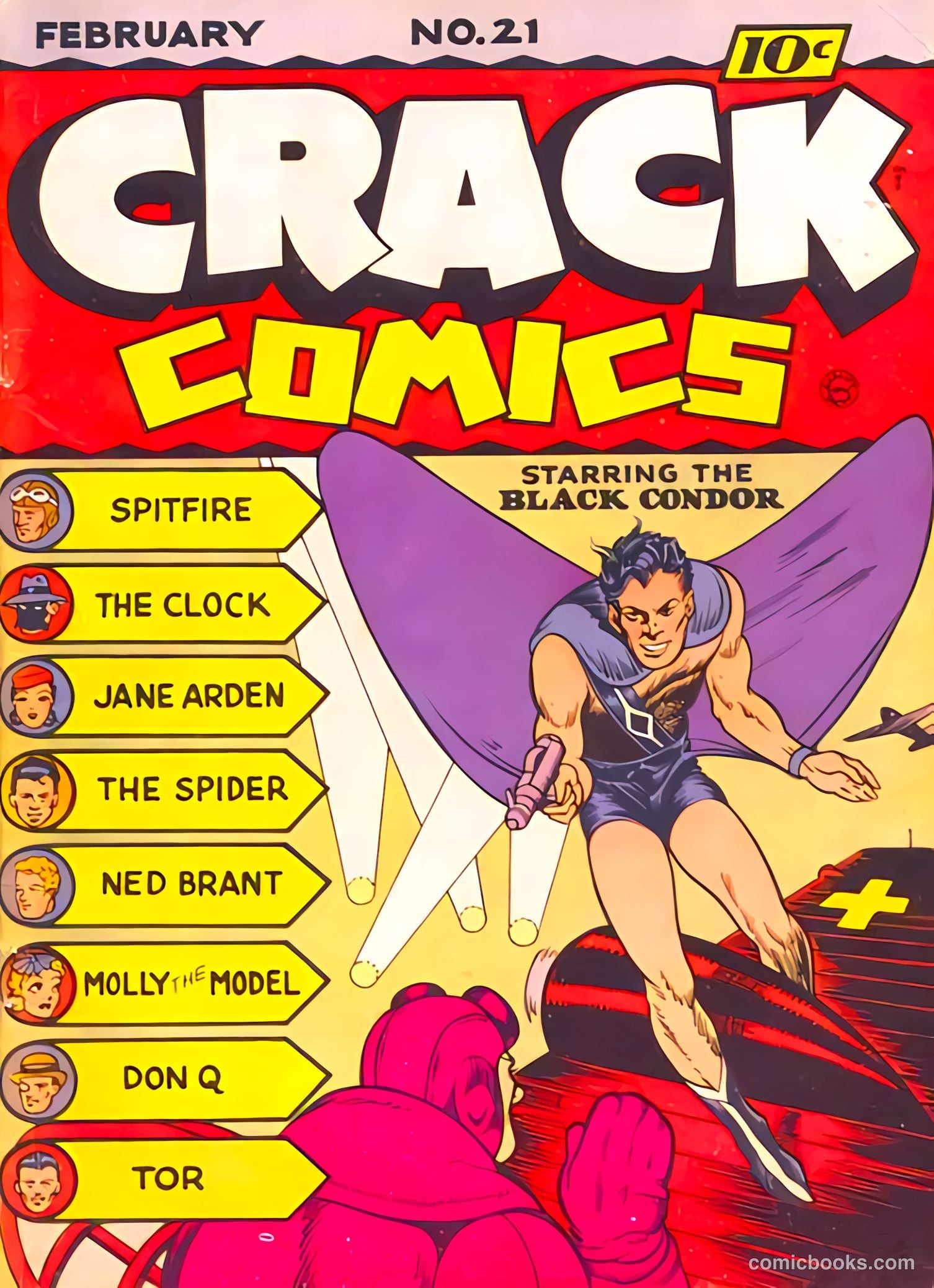 Crack Comics #21 (1942) — page 2 of 71
