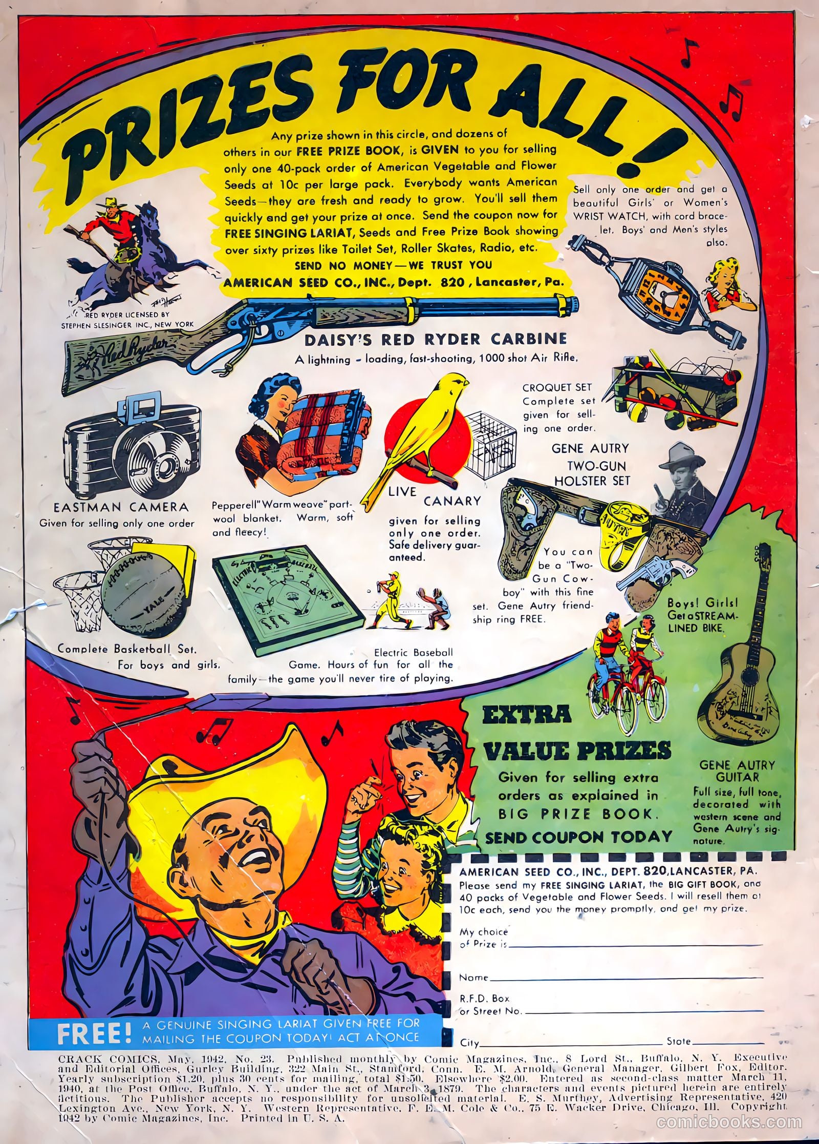 Crack Comics #23 (1942) — page 2 of 68