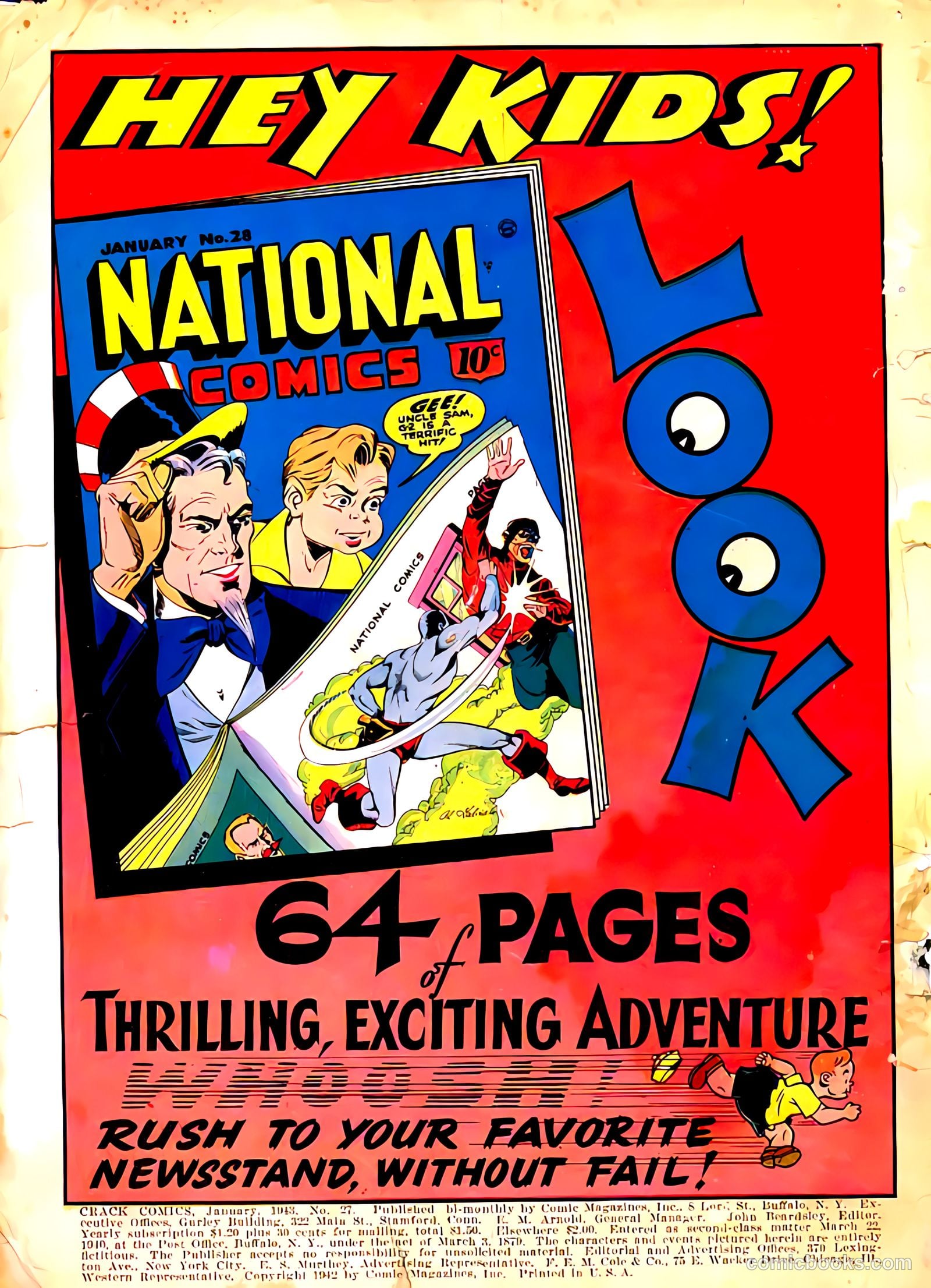 Crack Comics #27 (1943) — page 2 of 68