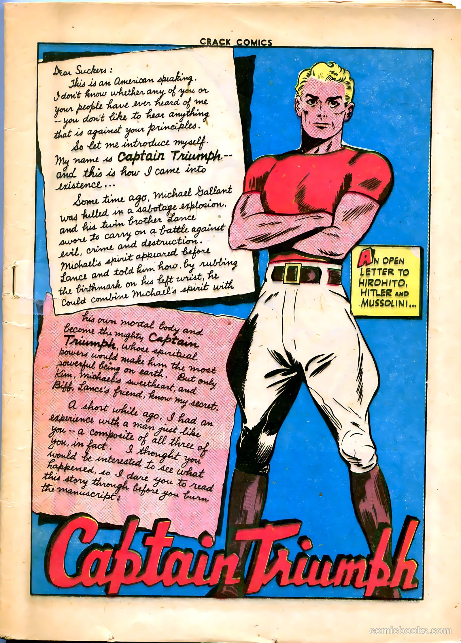 Crack Comics #32 (1943) — page 3 of 60