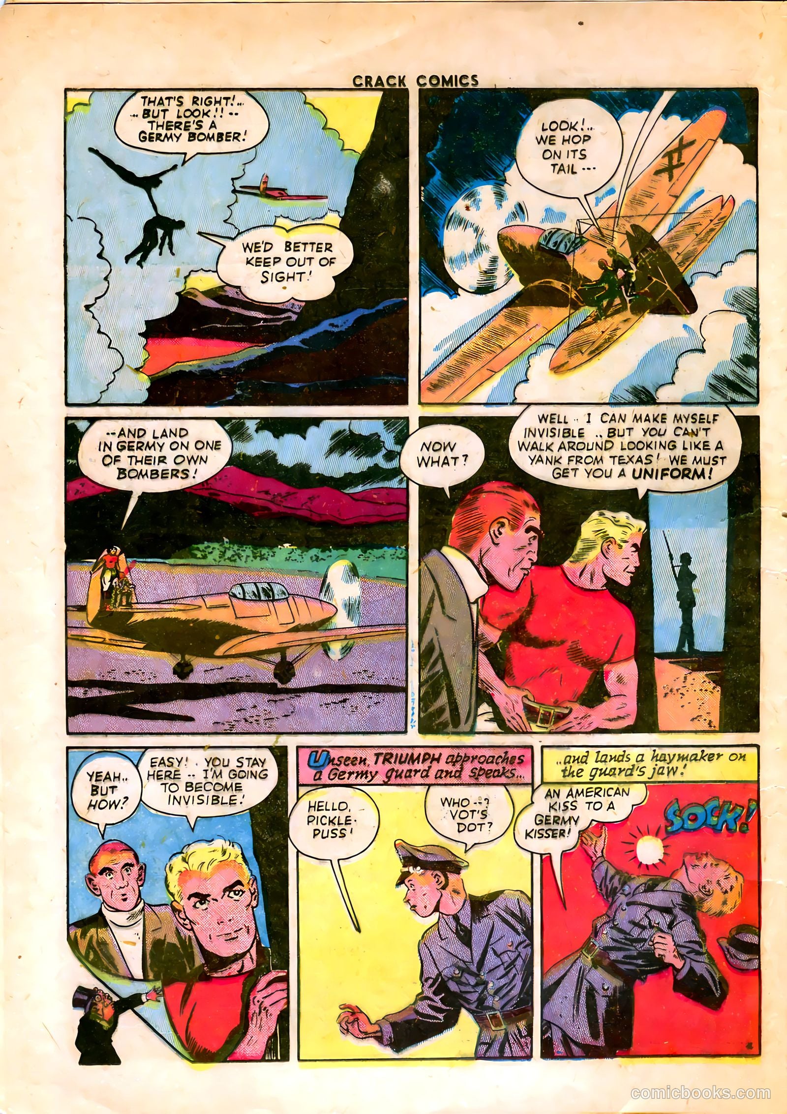 Crack Comics #32 (1943) — page 6 of 60