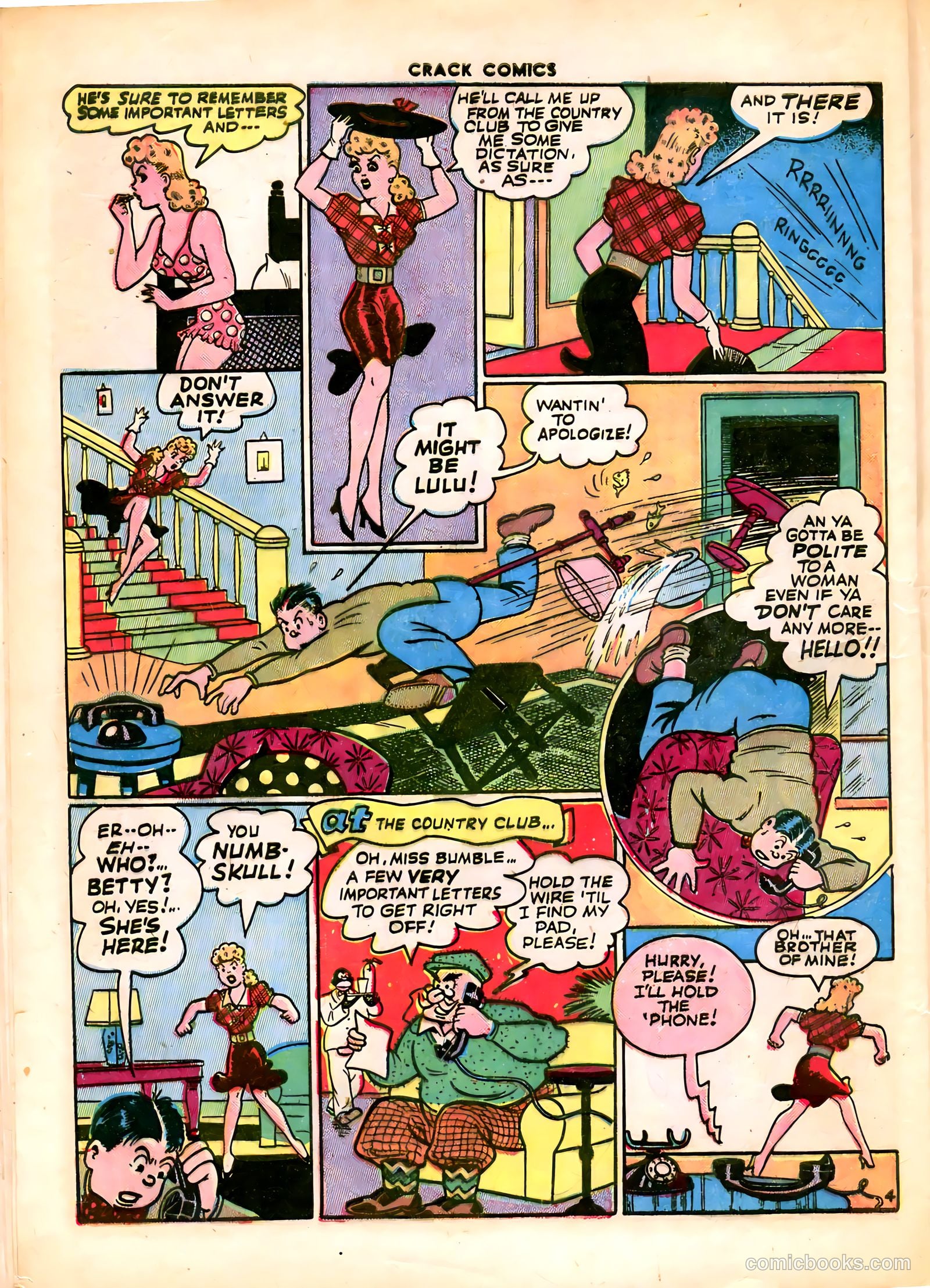Crack Comics #32 (1943) — page 36 of 60