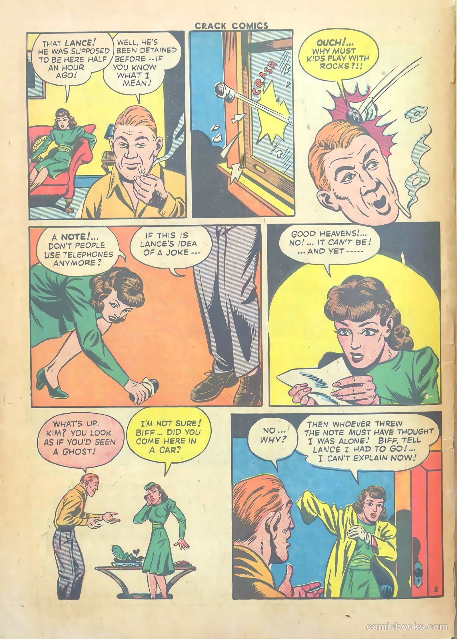 Crack Comics #33 (1944) — page 4 of 60