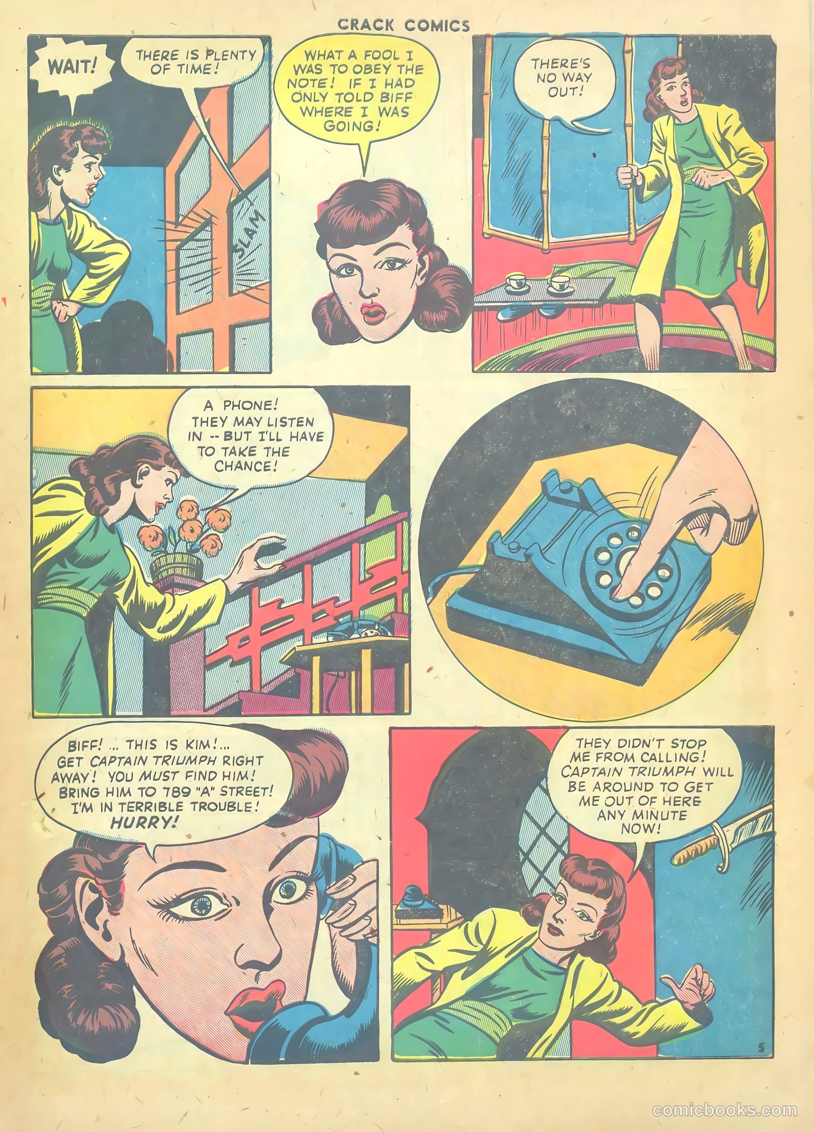 Crack Comics #33 (1944) — page 7 of 60