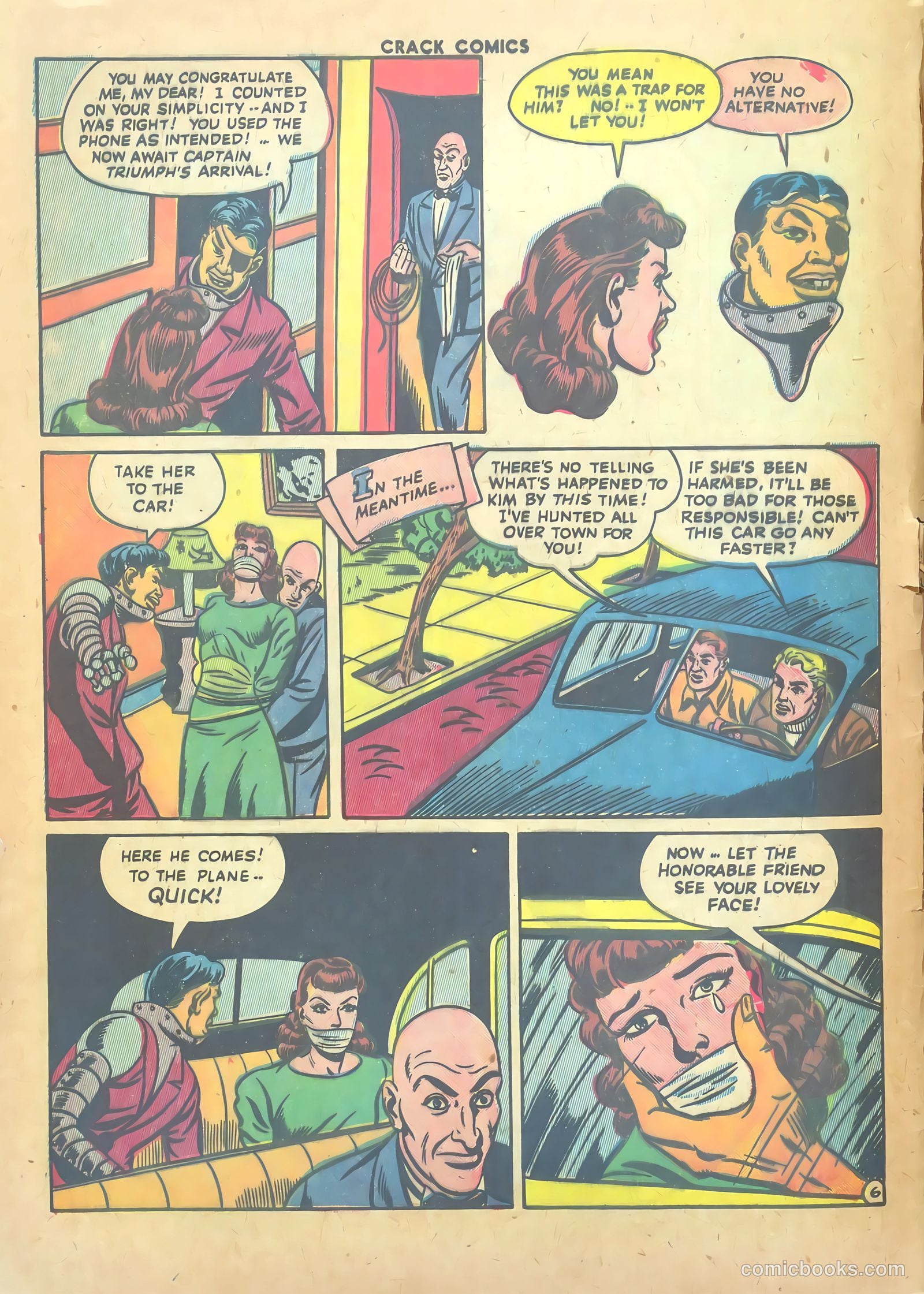 Crack Comics #33 (1944) — page 8 of 60