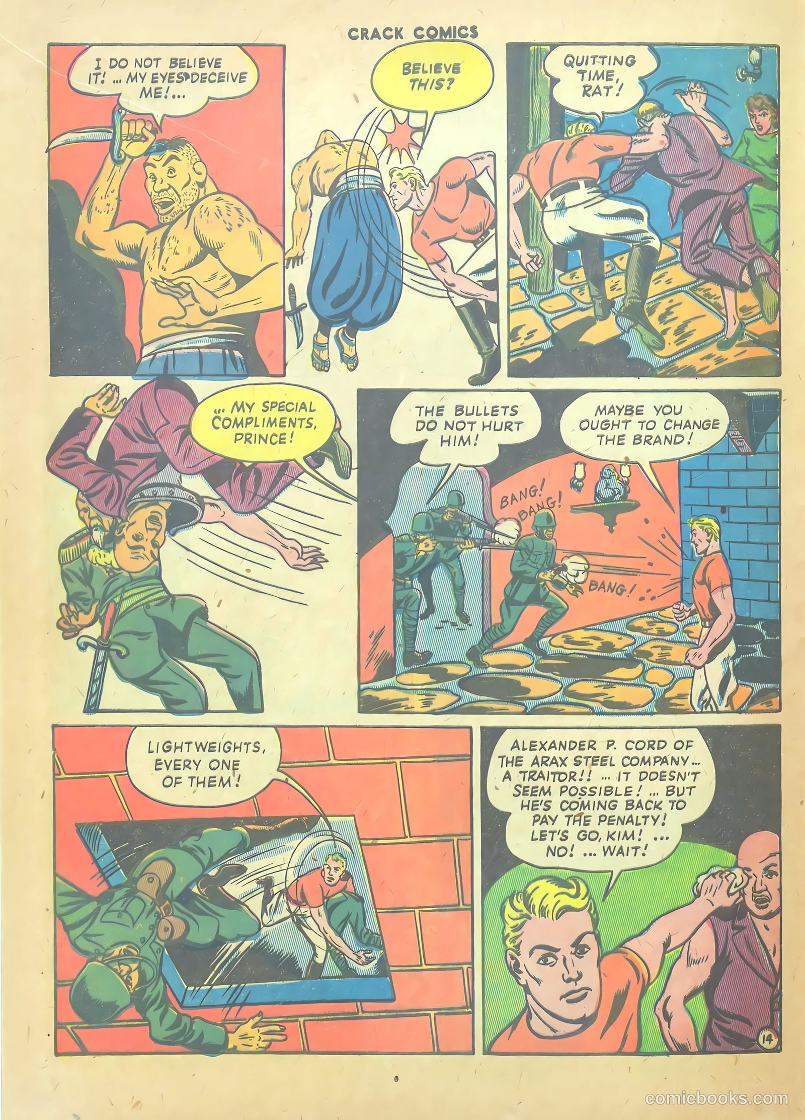 Crack Comics #33 (1944) — page 16 of 60