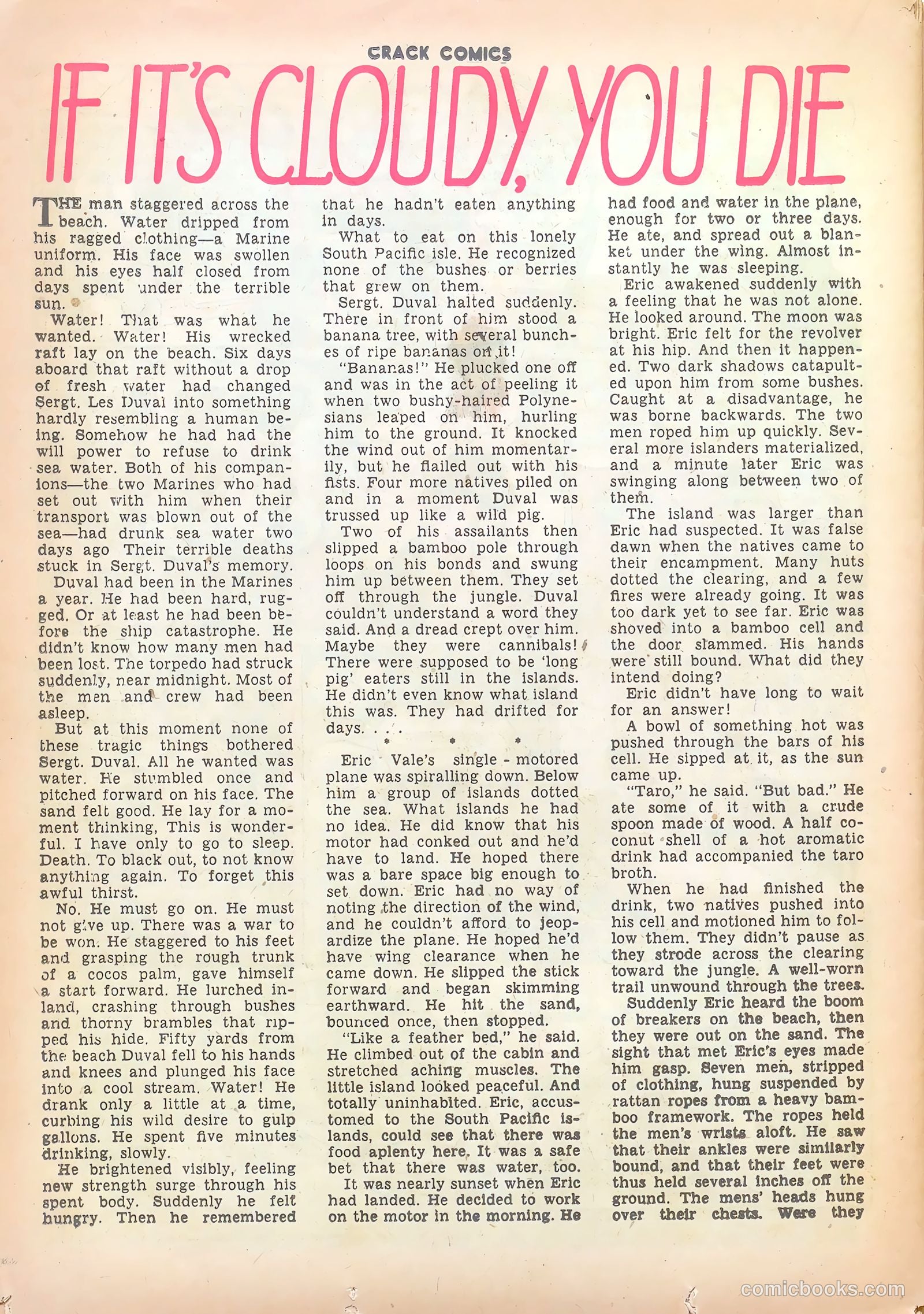 Crack Comics #33 (1944) — page 42 of 60