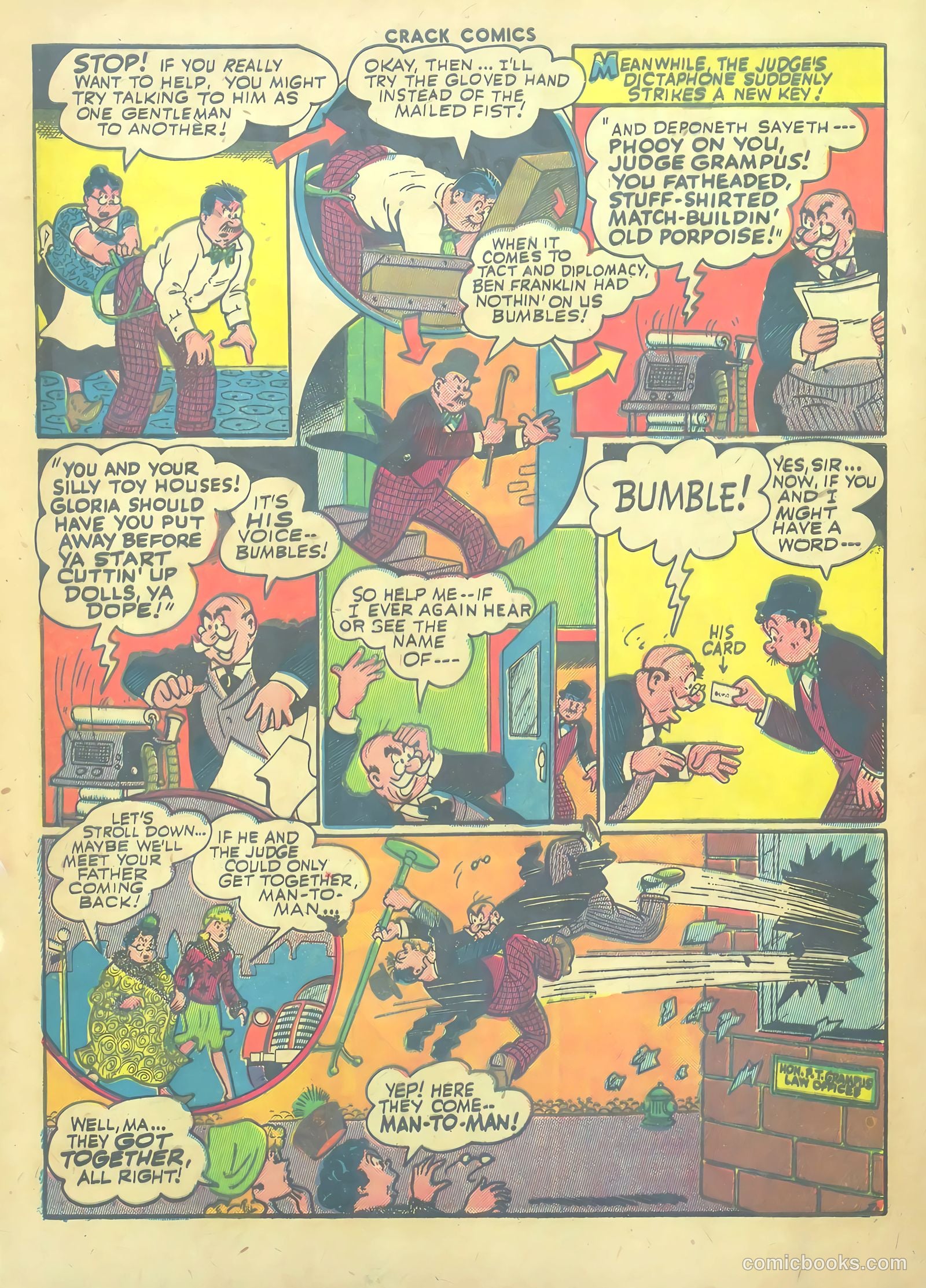 Crack Comics #33 (1944) — page 58 of 60
