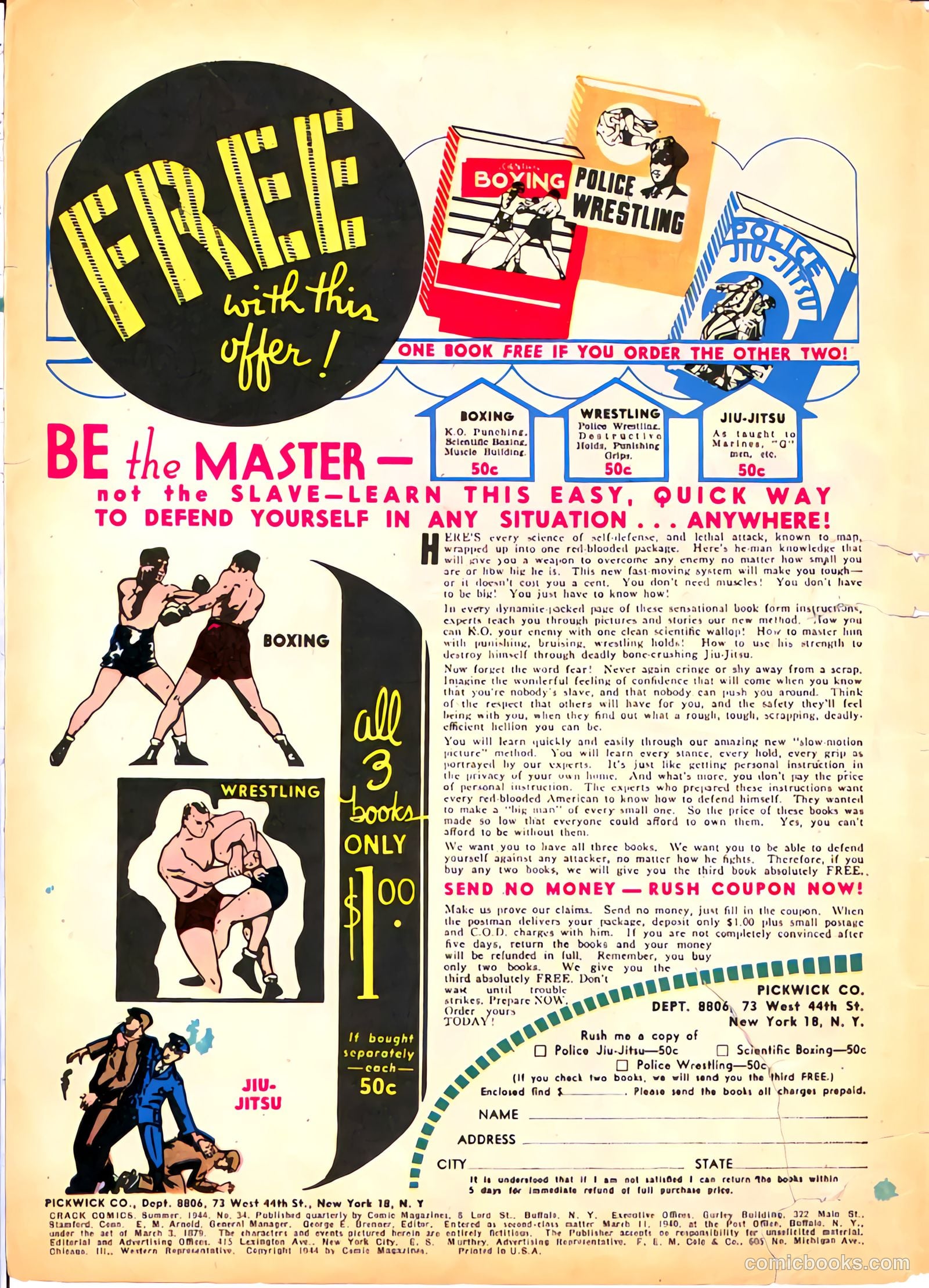 Crack Comics #34 (1944) — page 2 of 60