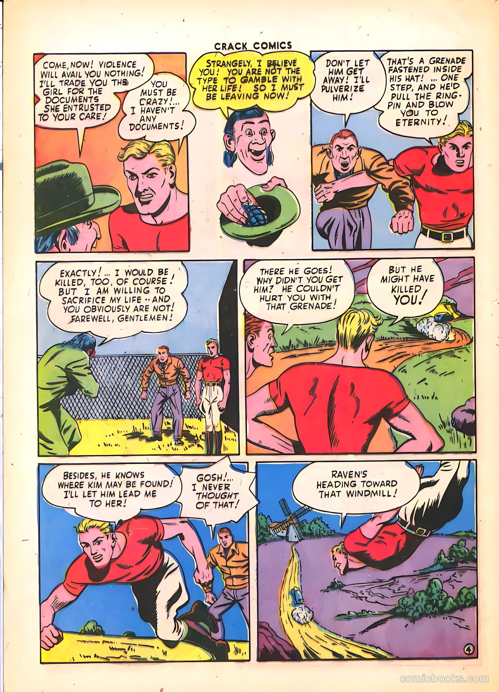 Crack Comics #34 (1944) — page 6 of 60